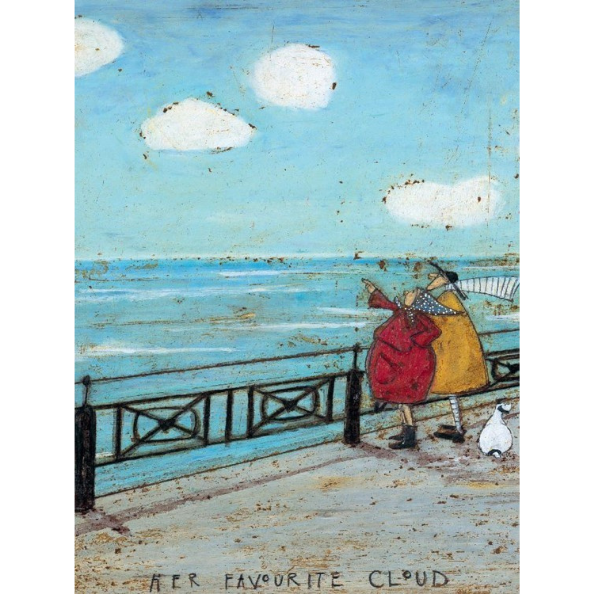 HER FAVOURITE CLOUD | BOX FRAME READY TO HANG | SAM TOFT | NZ MADE