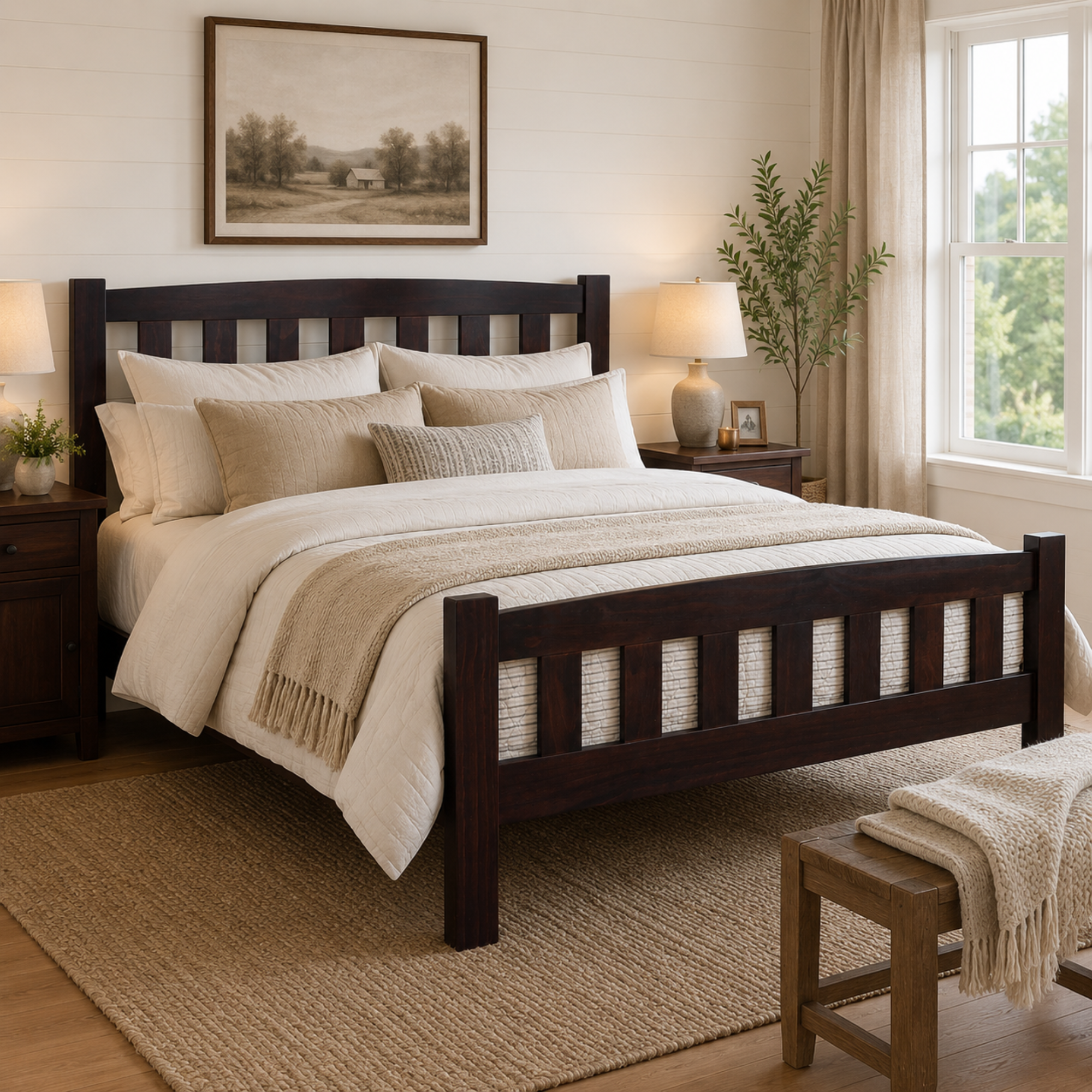 Hugo Slatted High-Foot Slat Bed | NZ Made