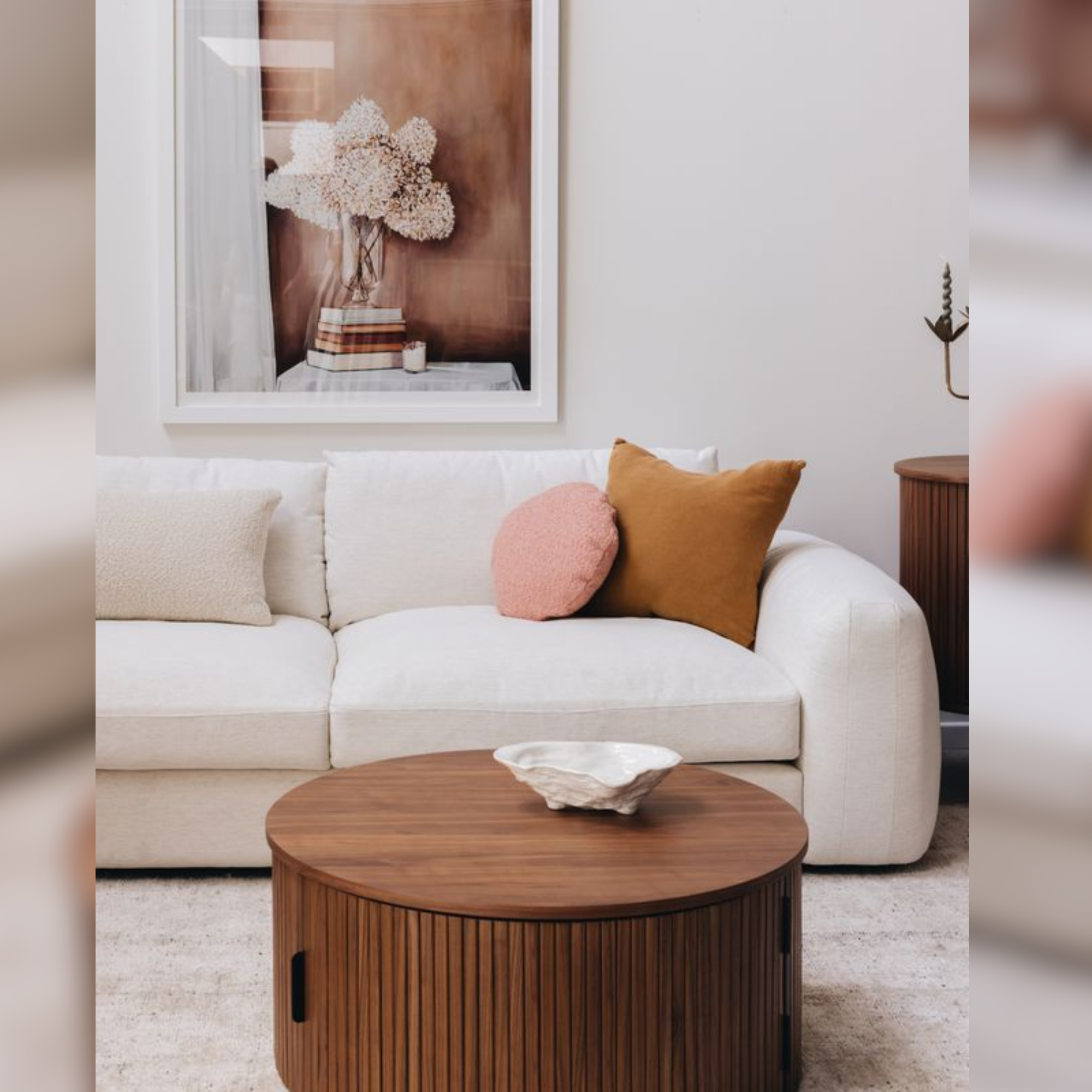 JUNO LEFT CHAISE | SPECKLE WHITE