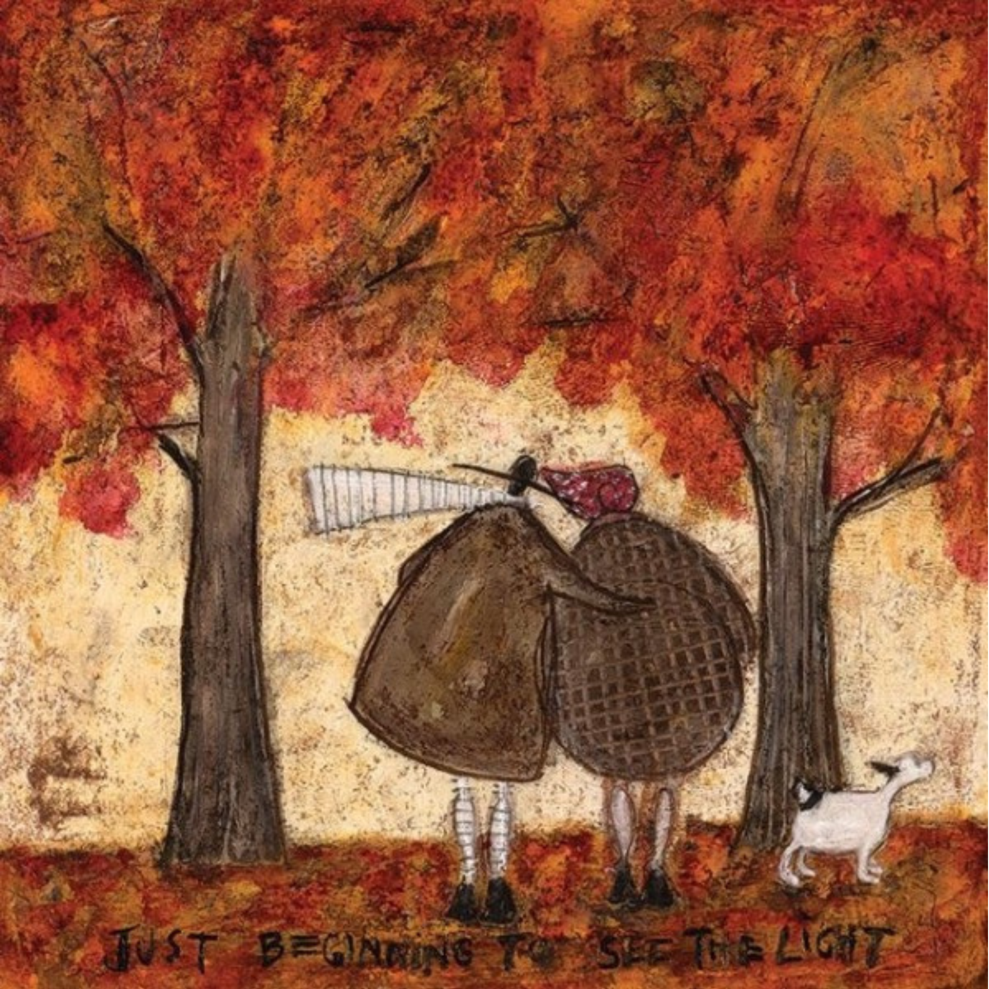 JUST BEGINNING TO SEE THE LIGHT | BOX FRAME READY TO HANG | SAM TOFT | NZ MADE