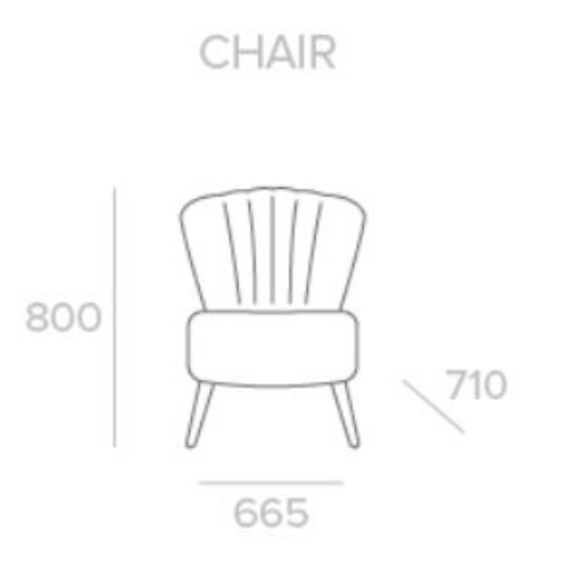 LARK OCCASIONAL CHAIR | MIDNIGHT BLUE