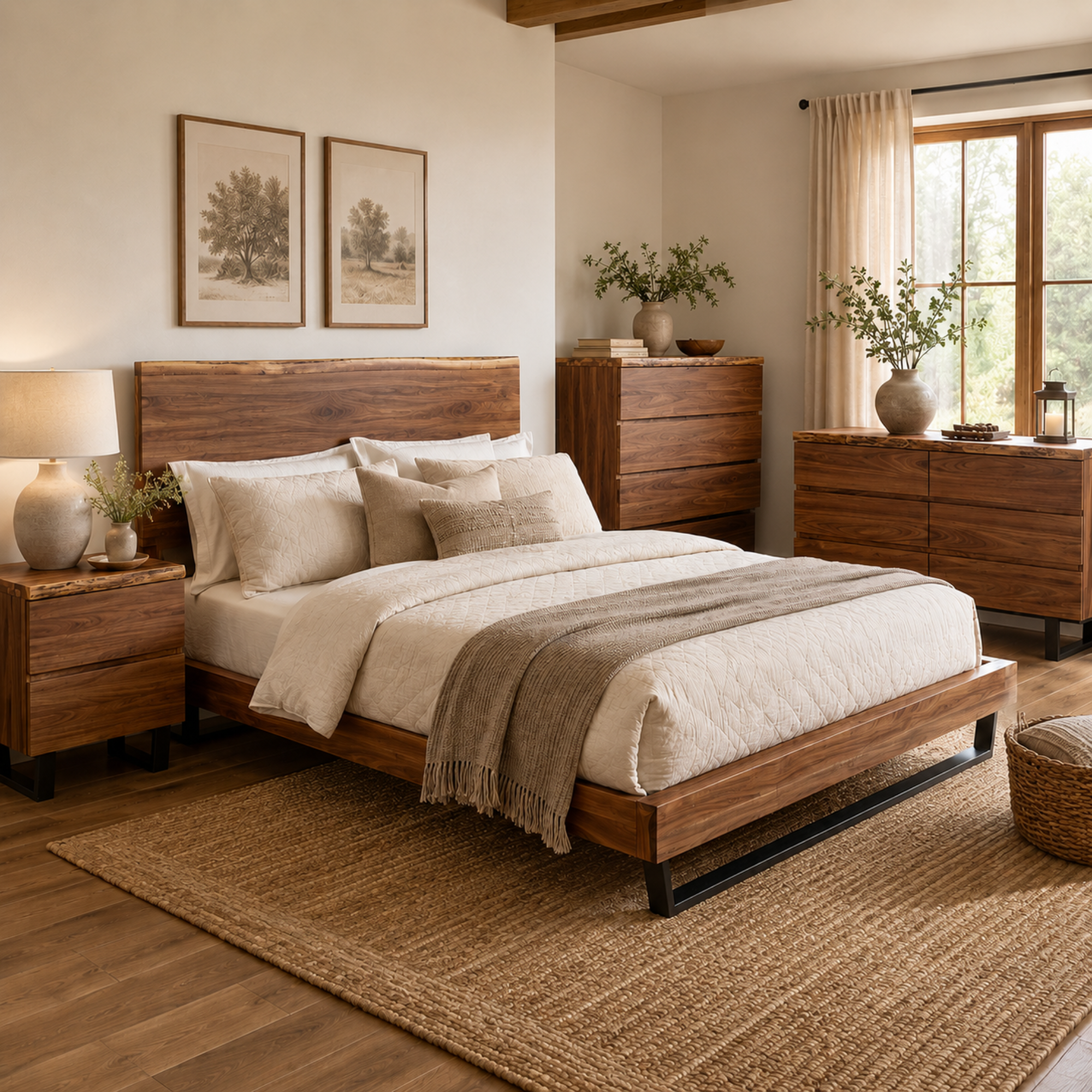 LiveEdge Slat Bed | Queen