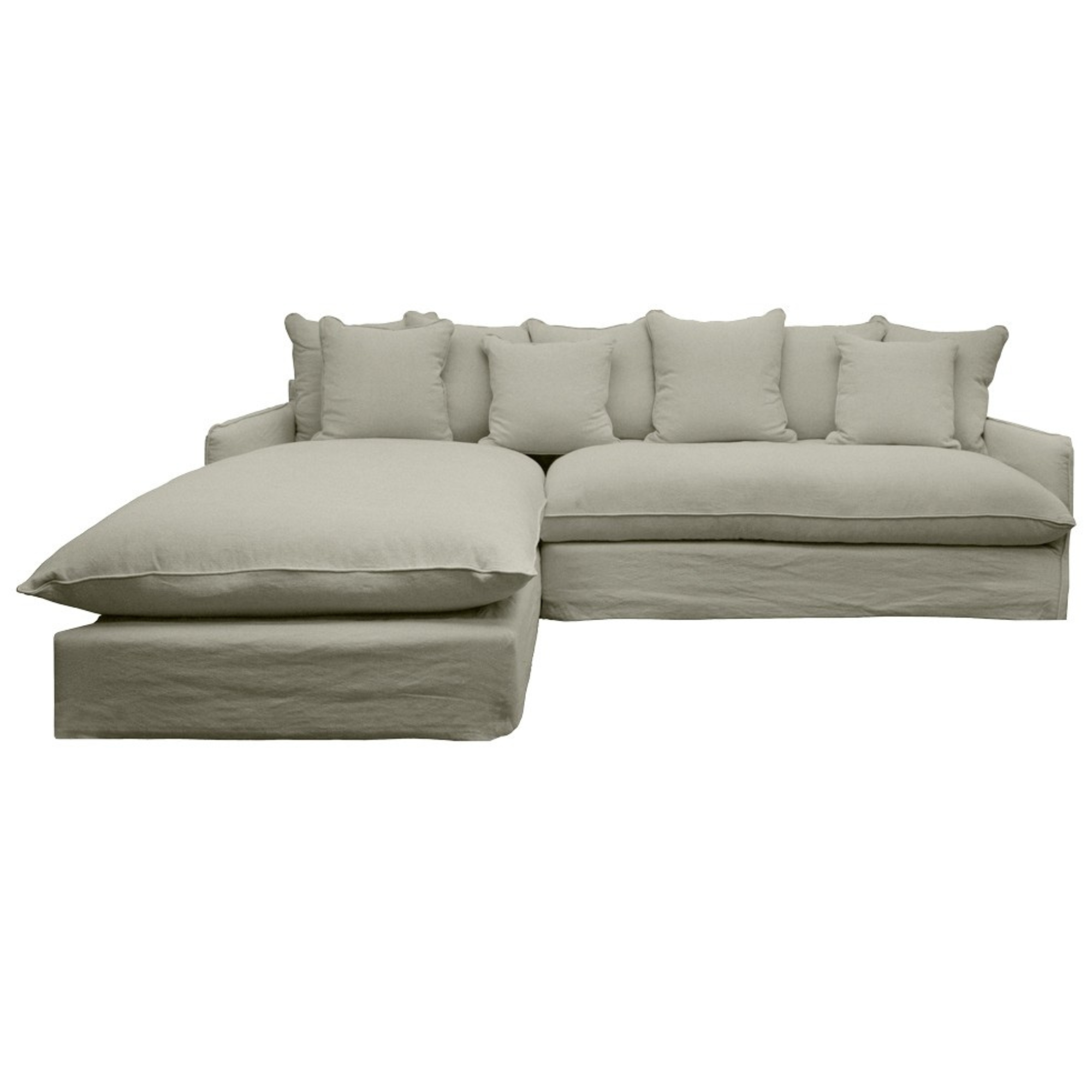 LOTUS SLIPCOVER 2.5 SEATER CHAISE | RIGHT OR LEFT HAND CHAISE