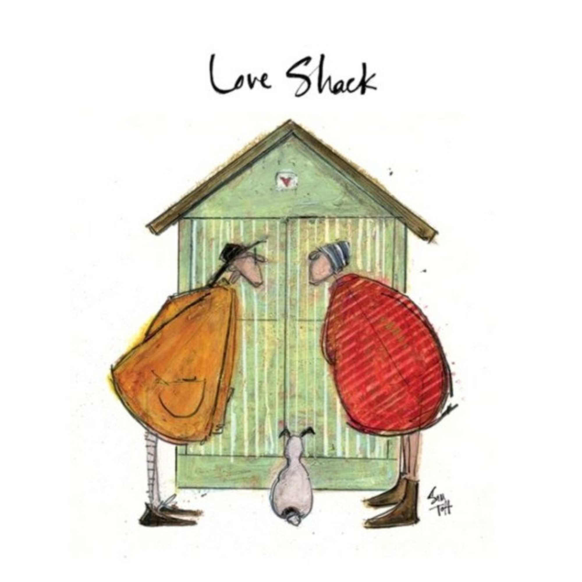 LOVE SHACK | BOX FRAME READY TO HANG | SAM TOFT | NZ MADE