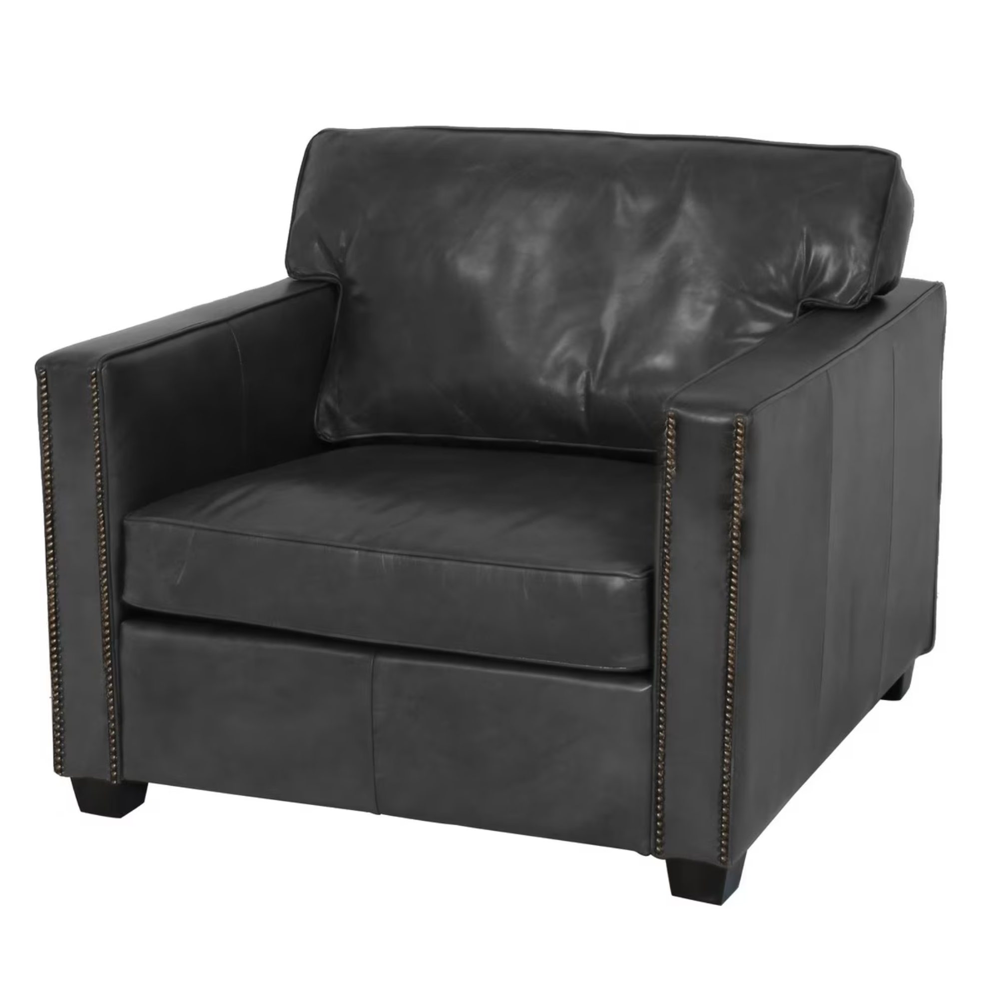 Madison Armchair | Belon Black Leather