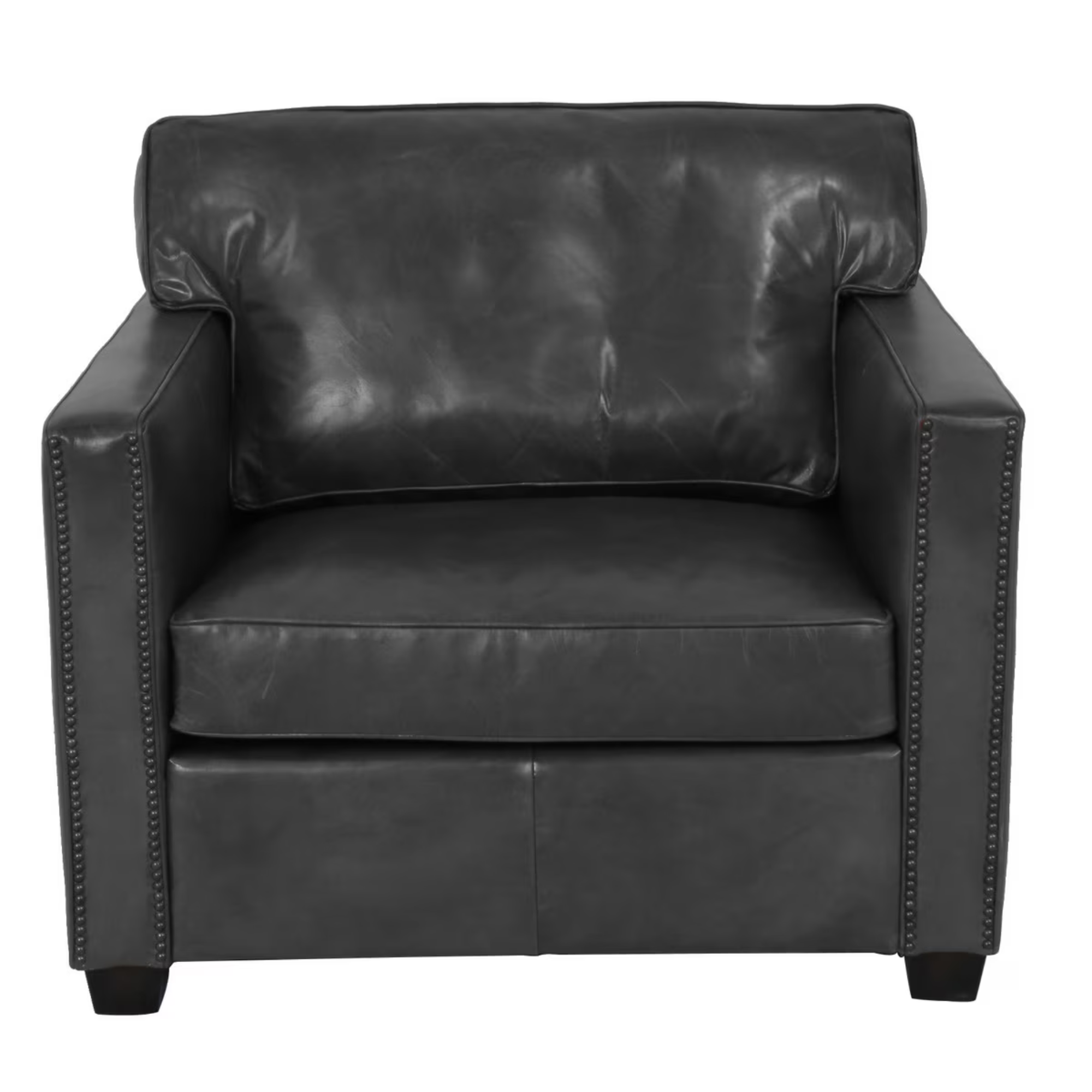 MADISON LEATHER CHAIR | BLACK