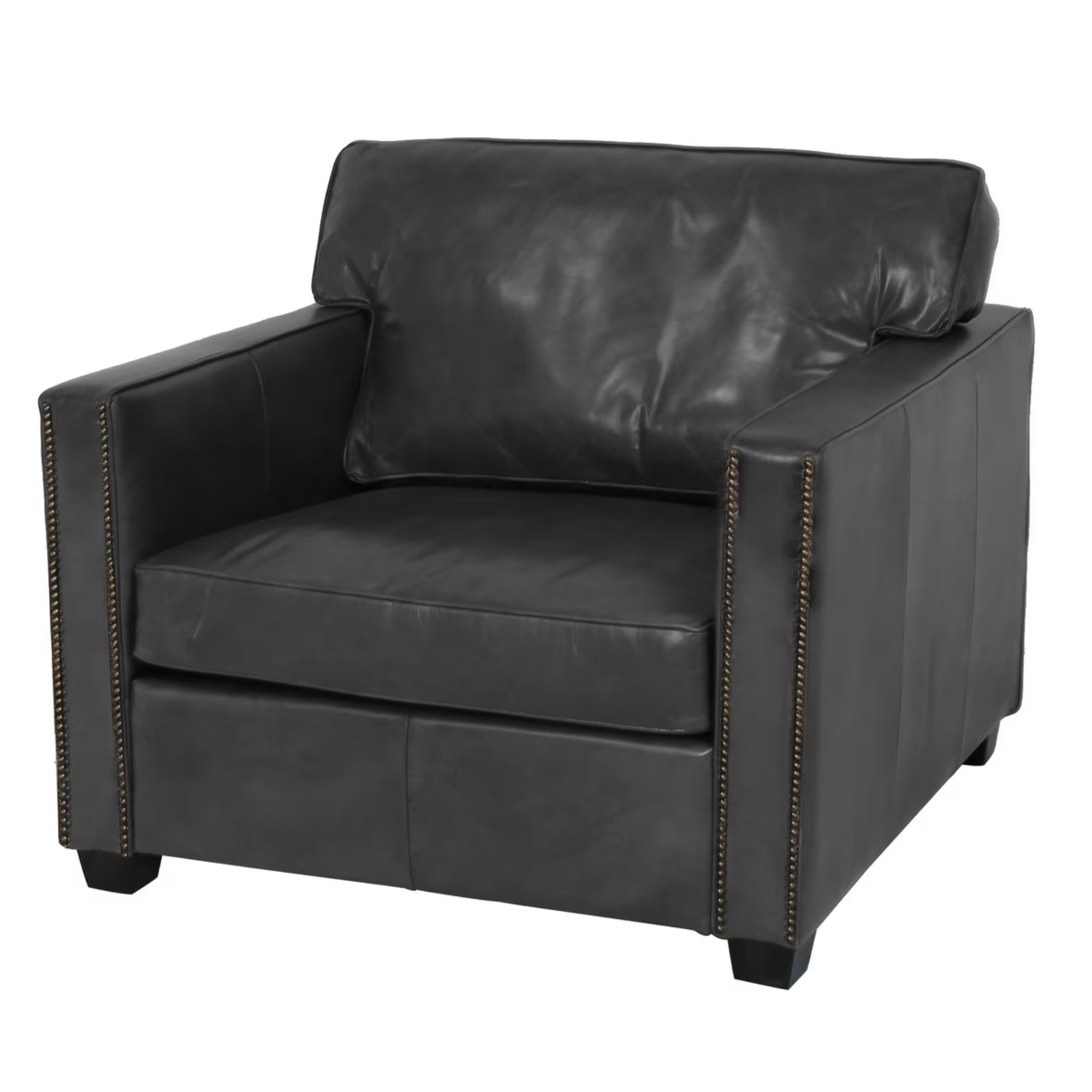 MADISON LEATHER CHAIR | BLACK