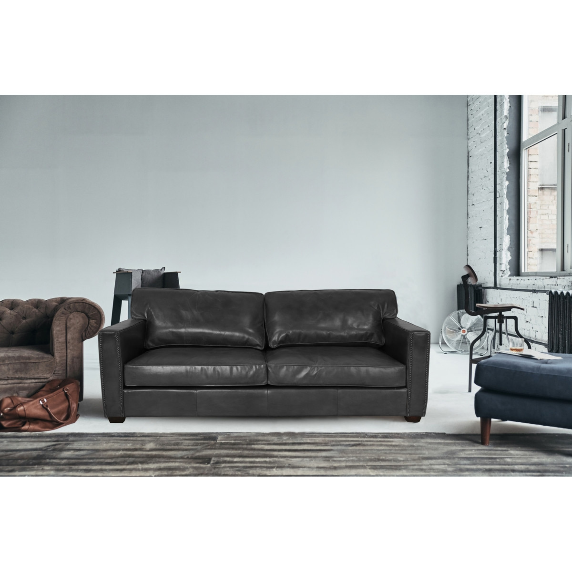 MADISON 2 SEATER SOFA | BLACK