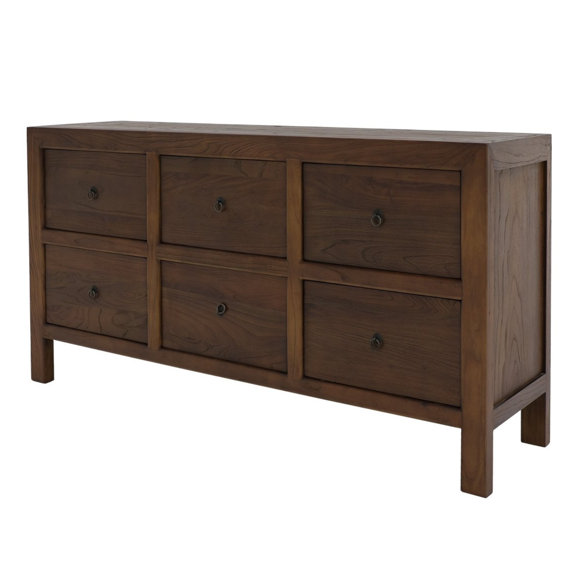 Marlow 6 Drawer Lowboy | Walnut