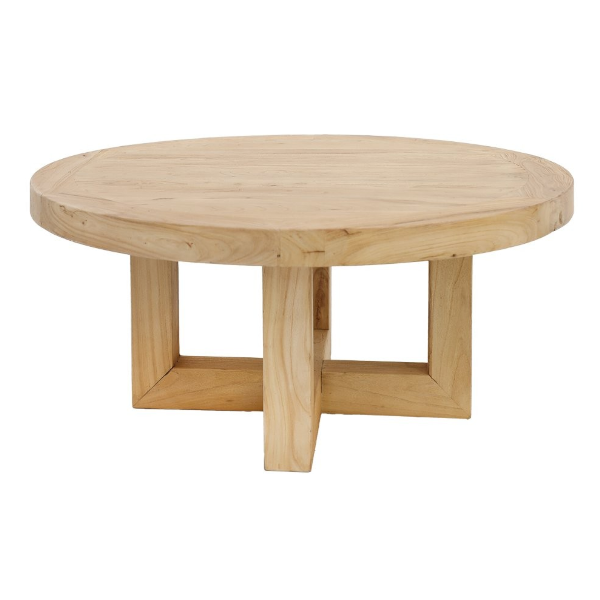 Marlow Solid Elm Coffee Table | Natural
