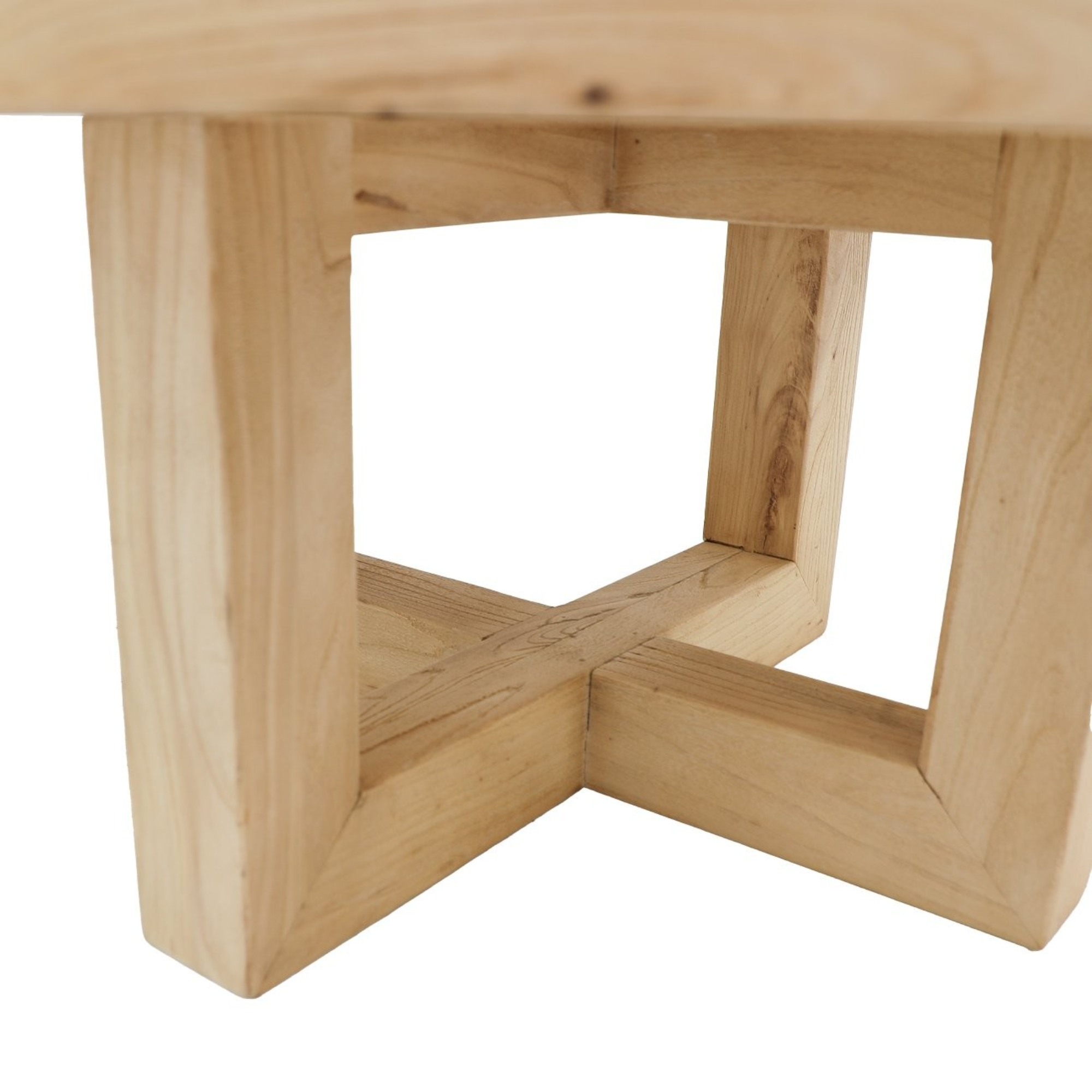 Marlow Solid Elm Coffee Table | Natural