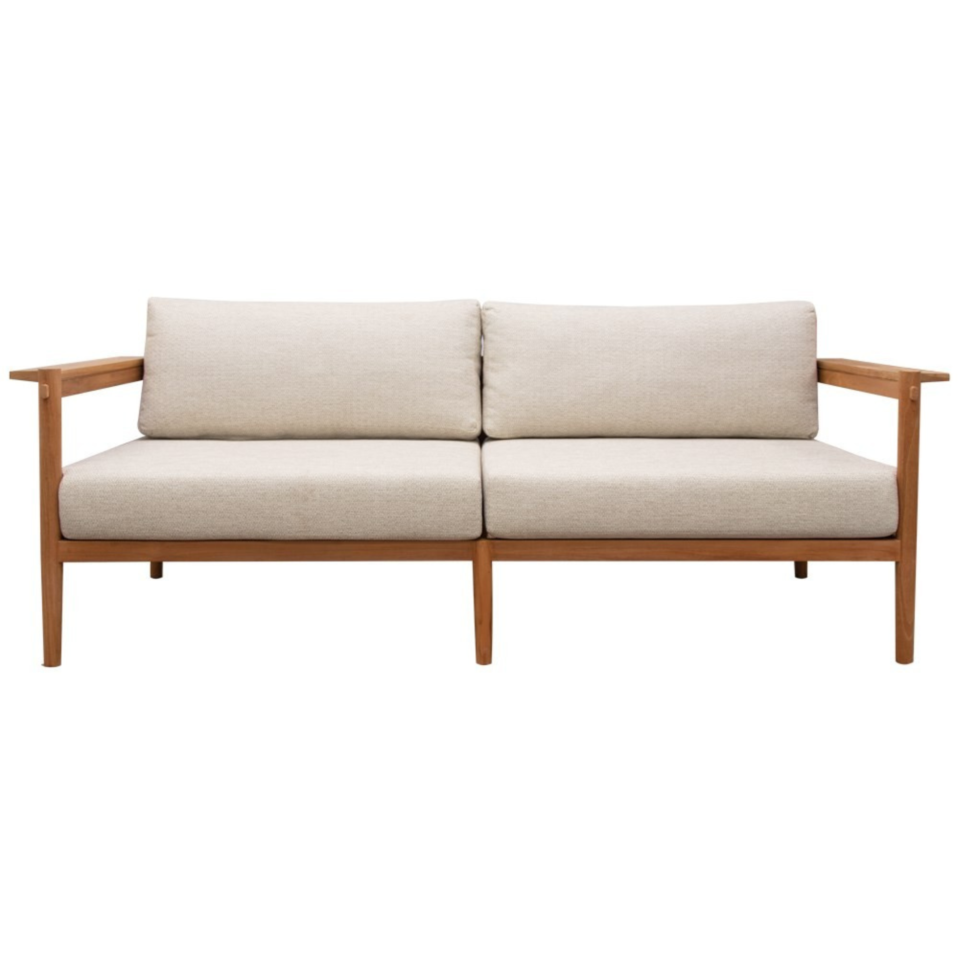 MOBY TEAK OUTDOOR 3 SEATER SOFA