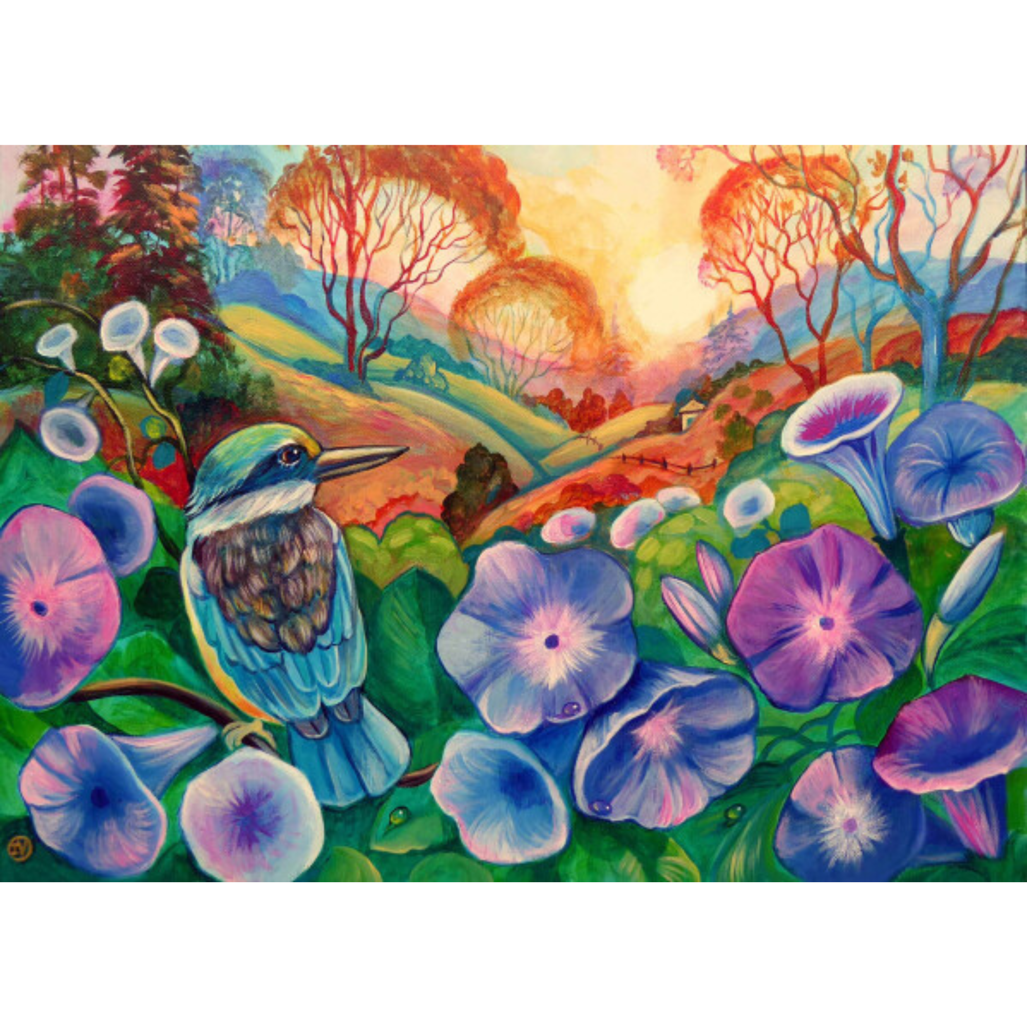 MORNING GLORY | CANVAS READY TO HANG | IRINA VELMAN | NZ MADE