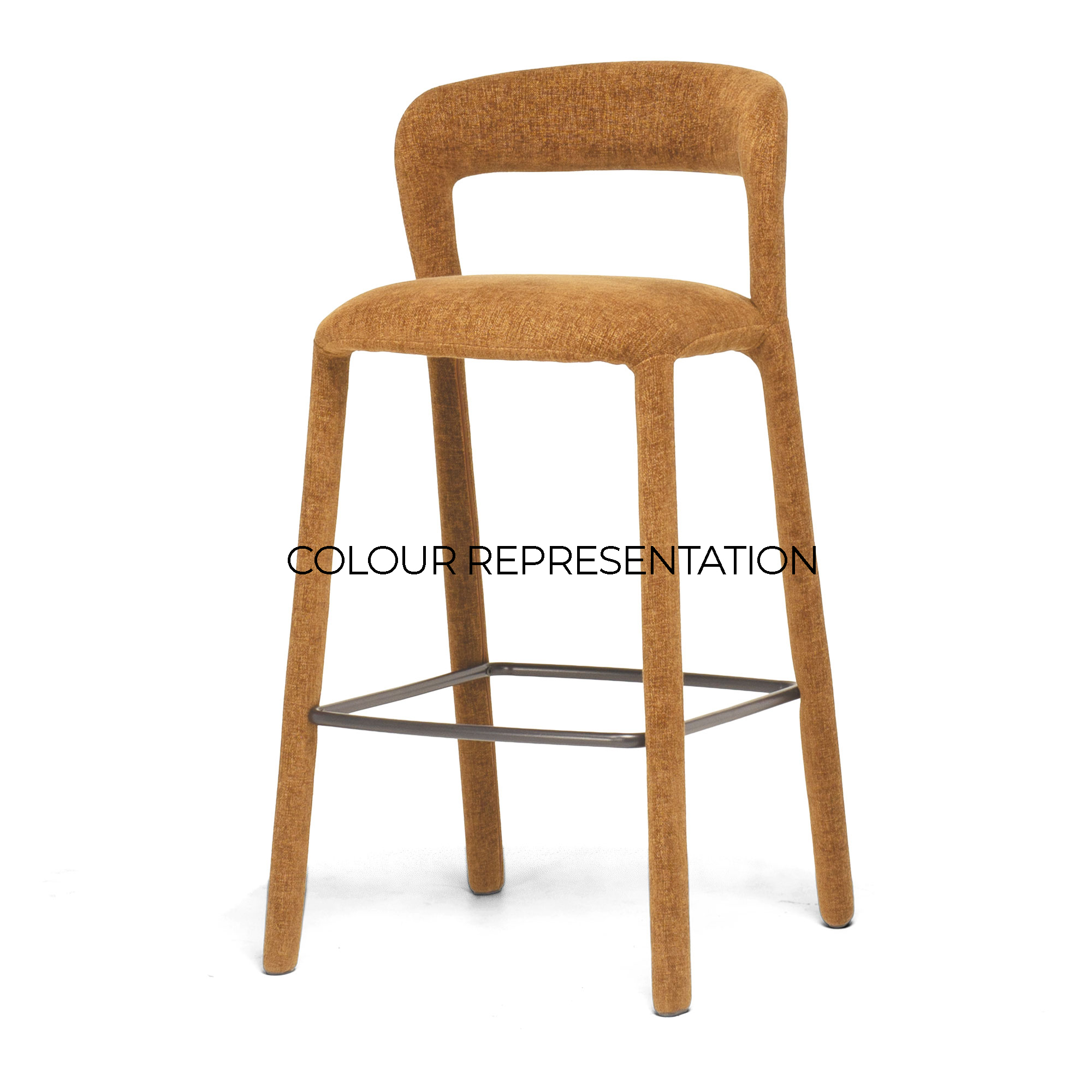 Munich Bar Stool | Gold Ochre