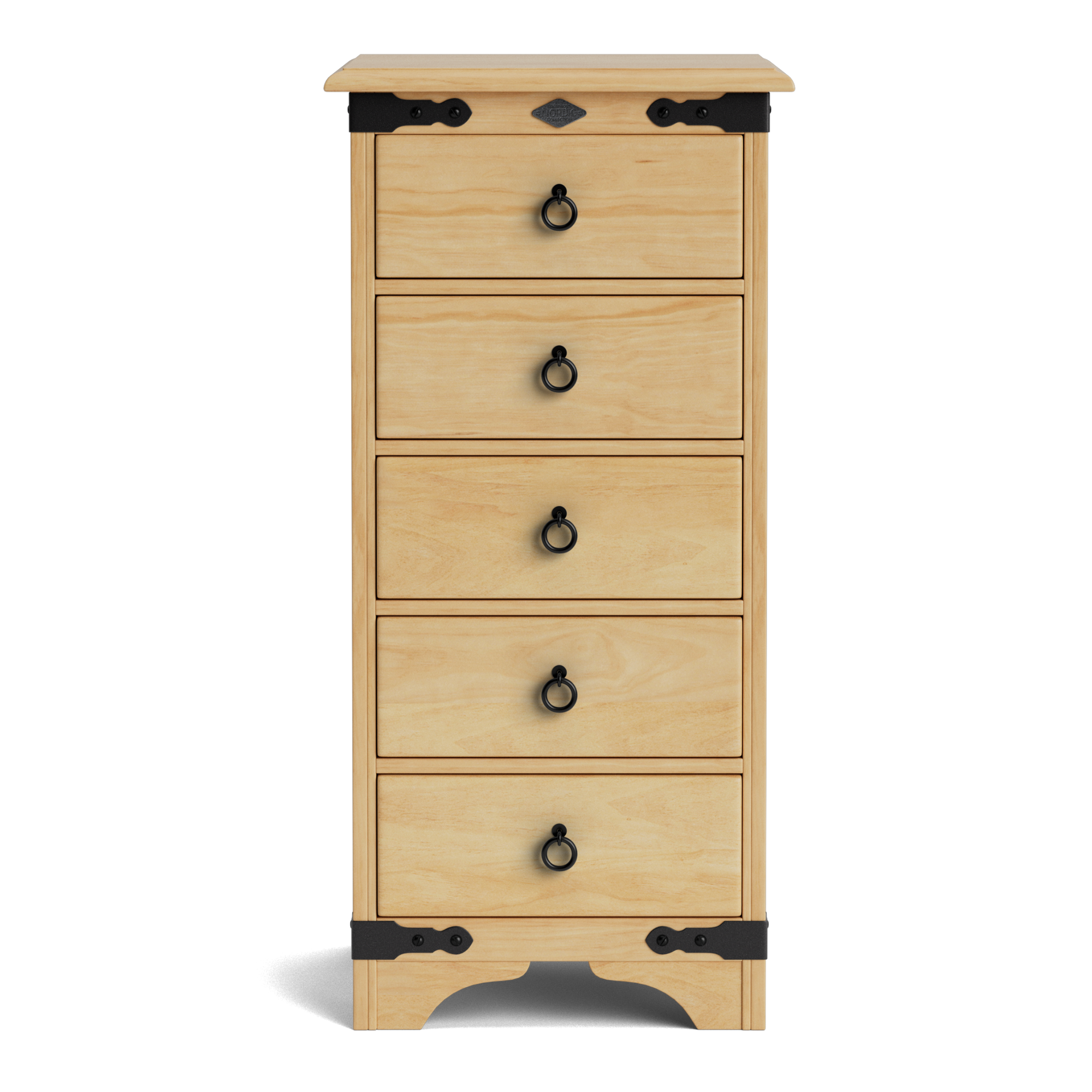 Nordic 5 Drawer Tallboy | NZ Made