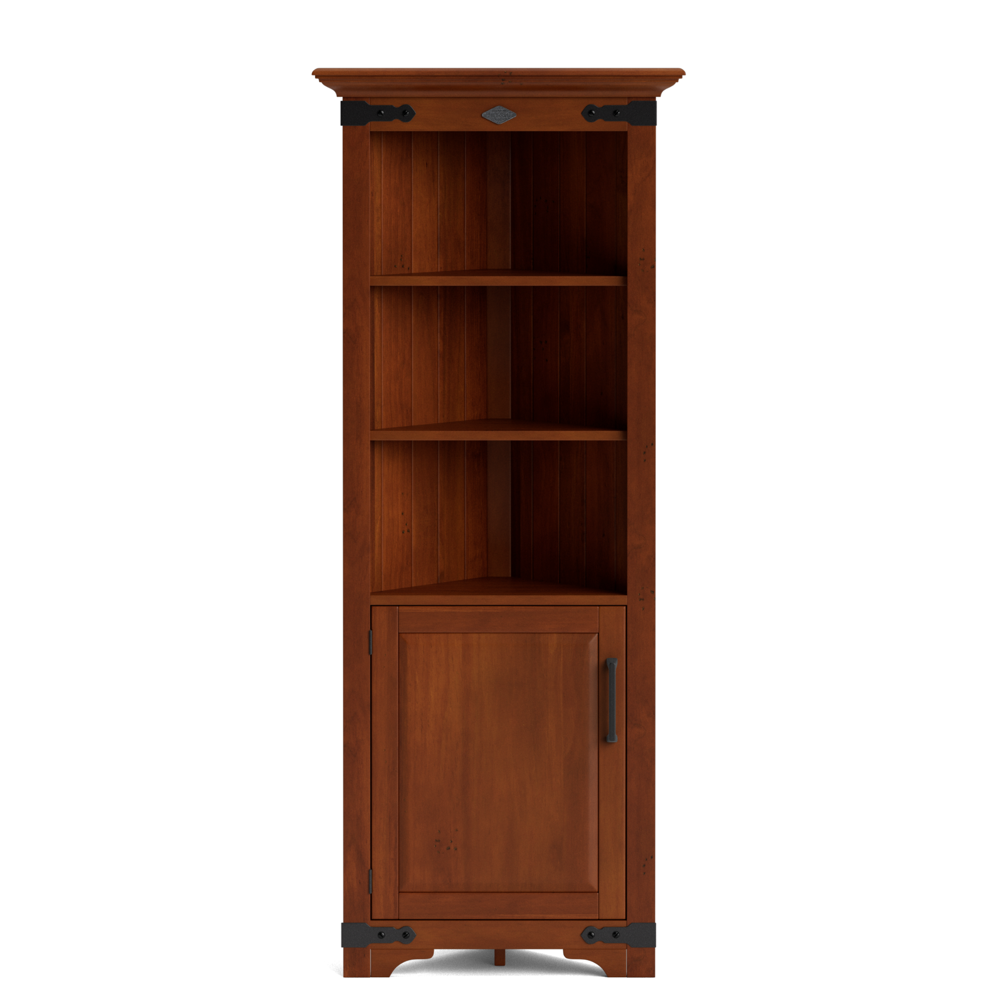 Nordic Corner Shelf with Cupboard | NZ Made