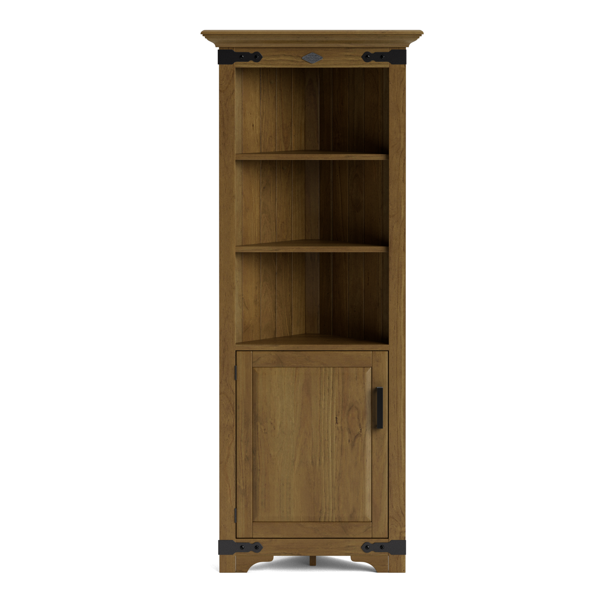 Nordic Corner Shelf with Cupboard | NZ Made