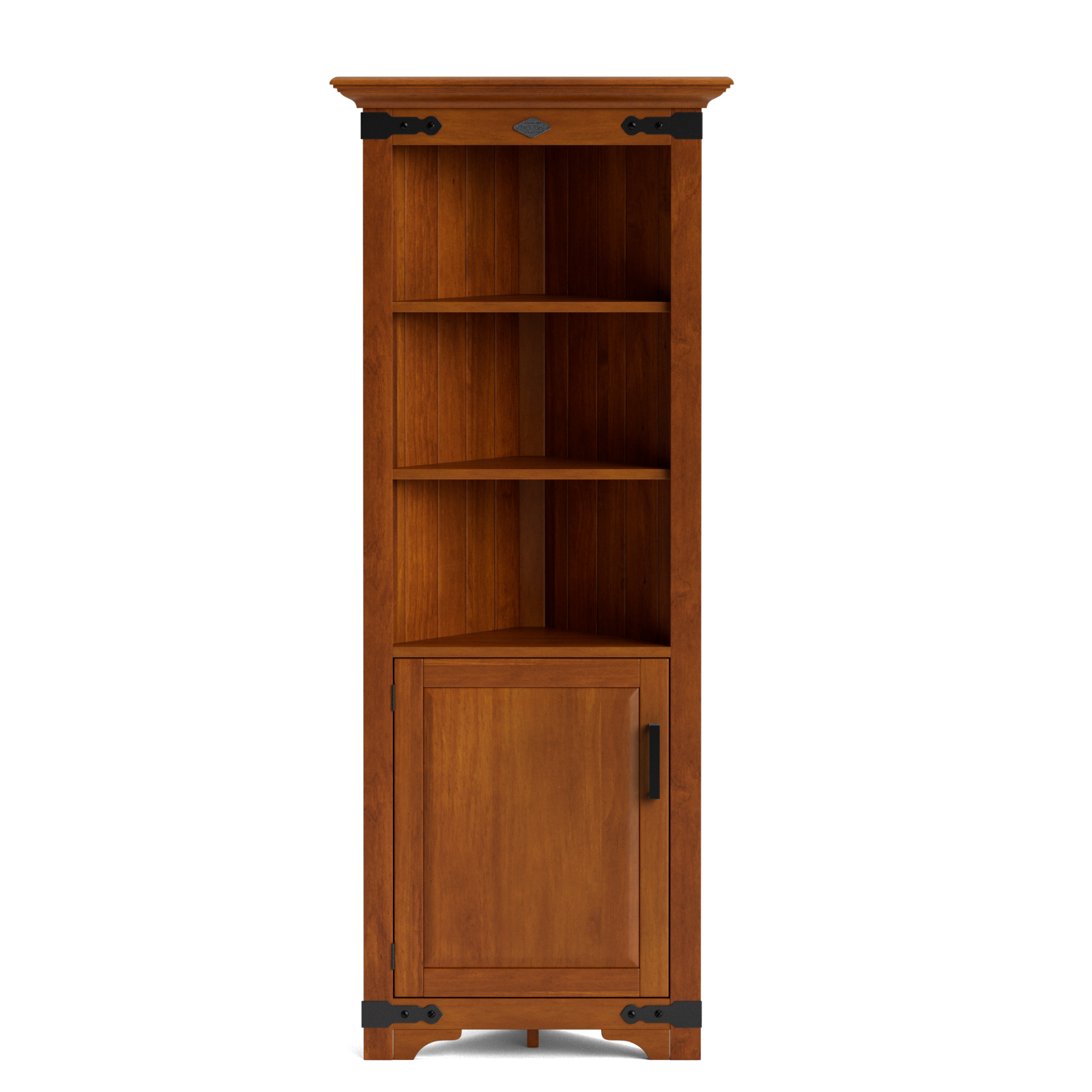 Nordic Corner Shelf with Cupboard | NZ Made