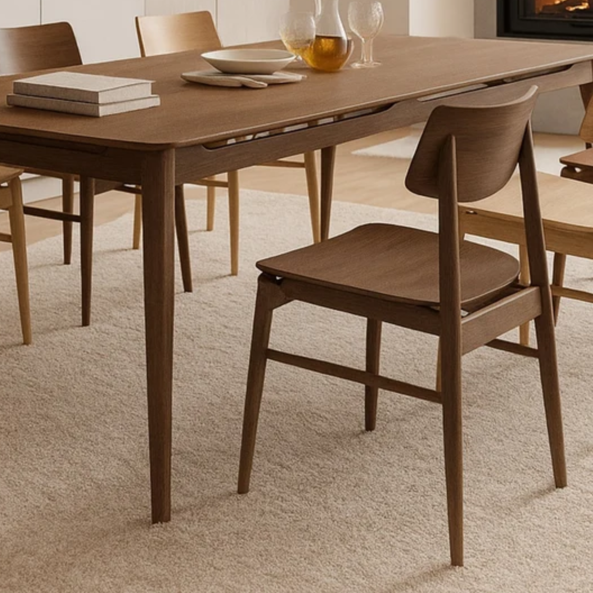 Oslo Dining Chair - Solid Oak | Walnut