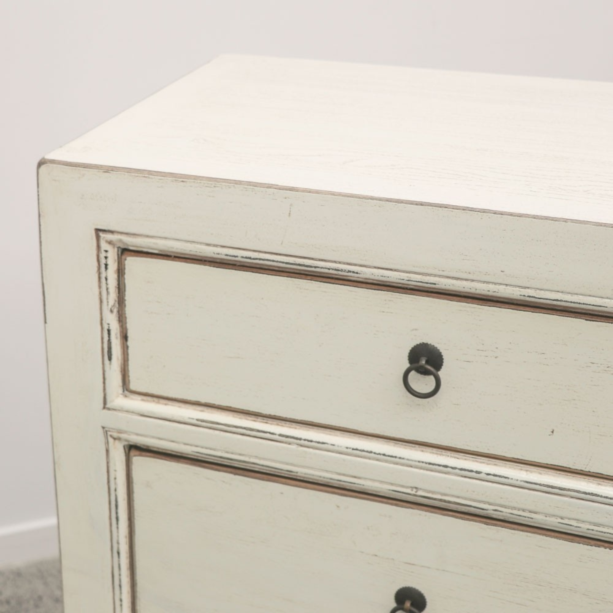 ORIENTAL PAINTED 6 DRAWER DRESSER