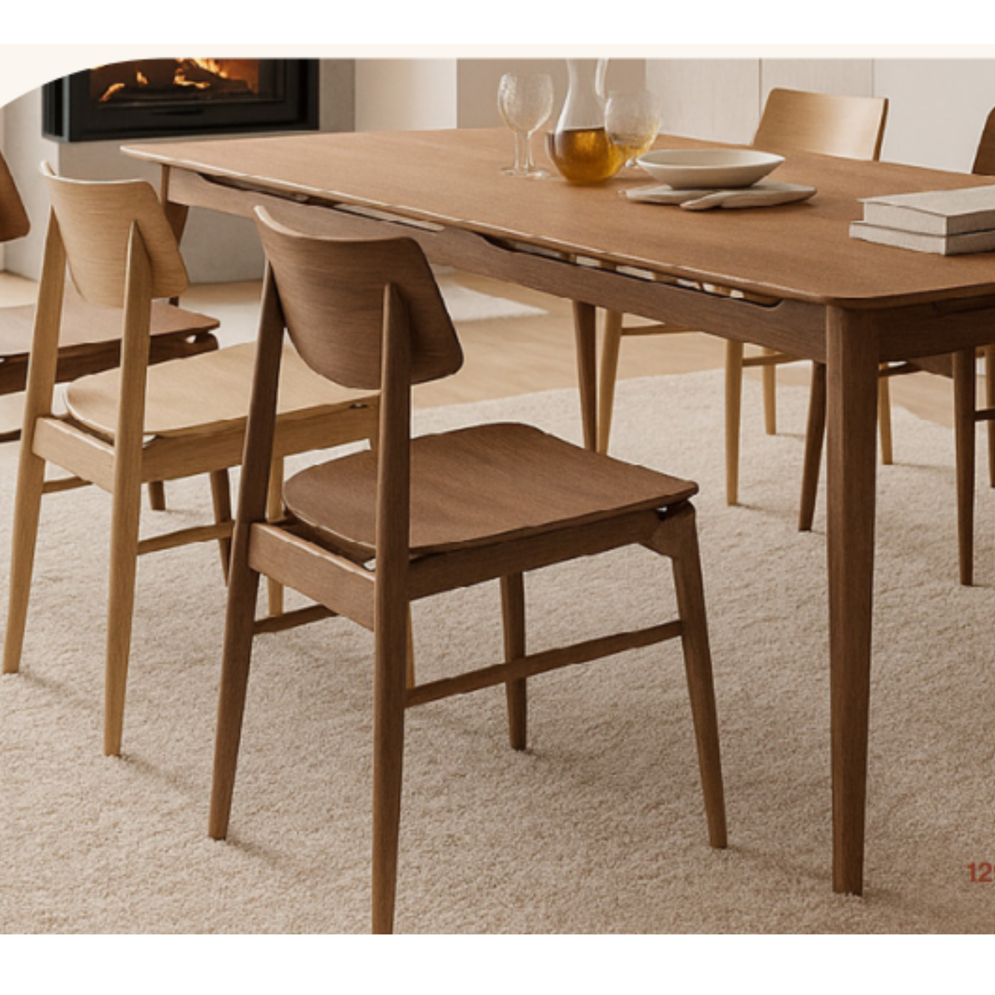 OSLO OAK DINING CHAIR | BROWN