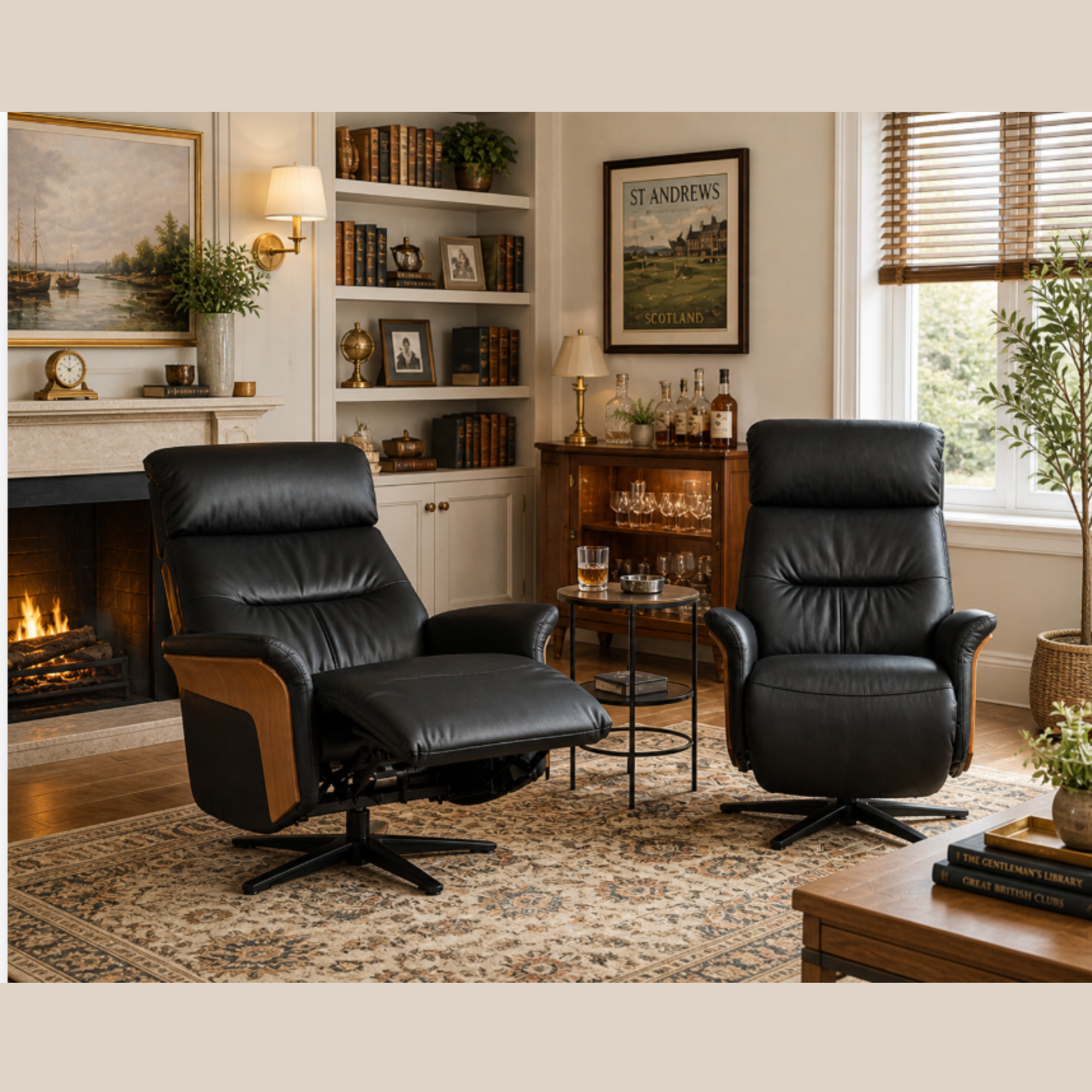 Oslo Electric Recliner | Black