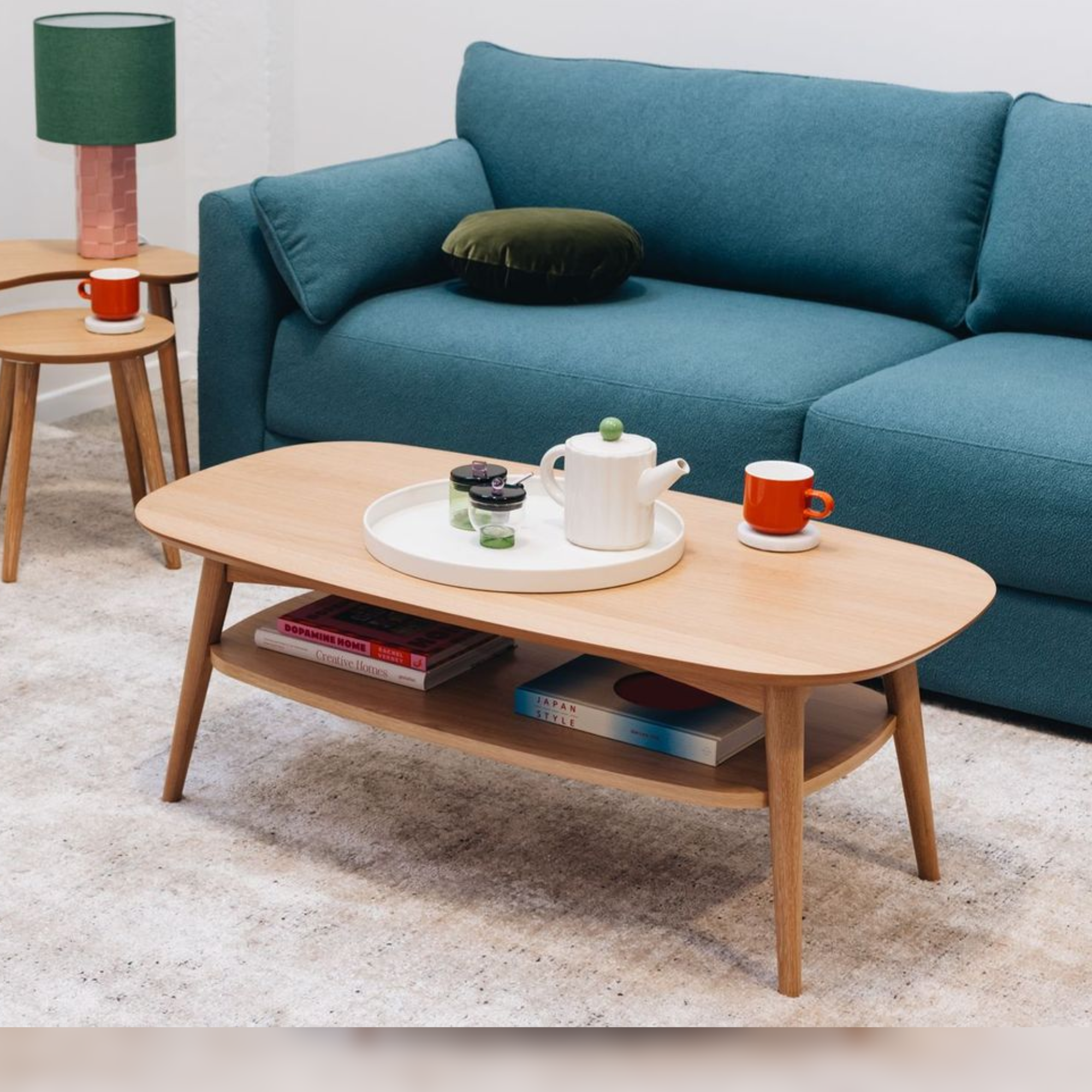 OSLO COFFEE TABLE WITH SHELF