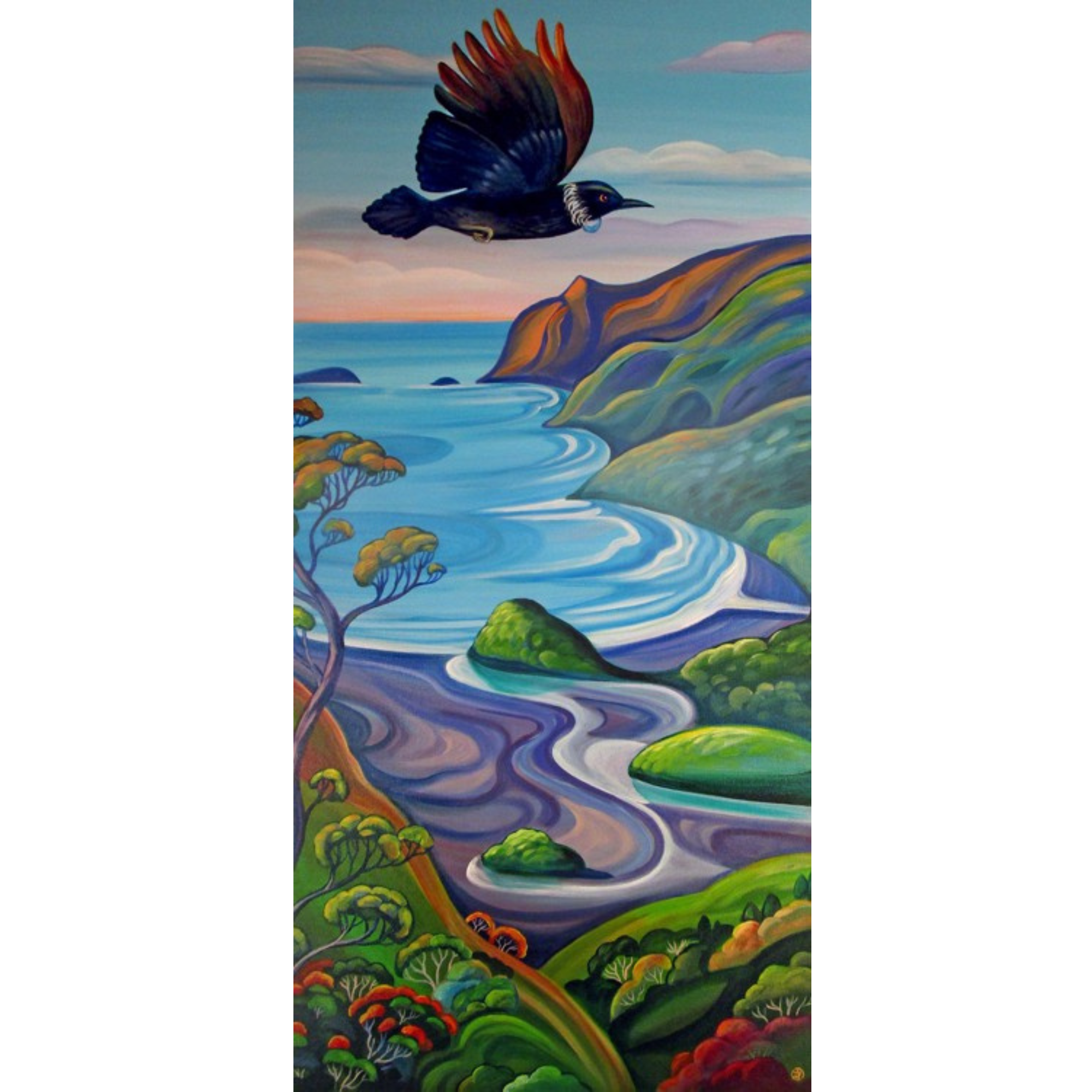 OVER ANAWHATA | CANVAS READY TO HANG | IRINA VELMAN | NZ MADE