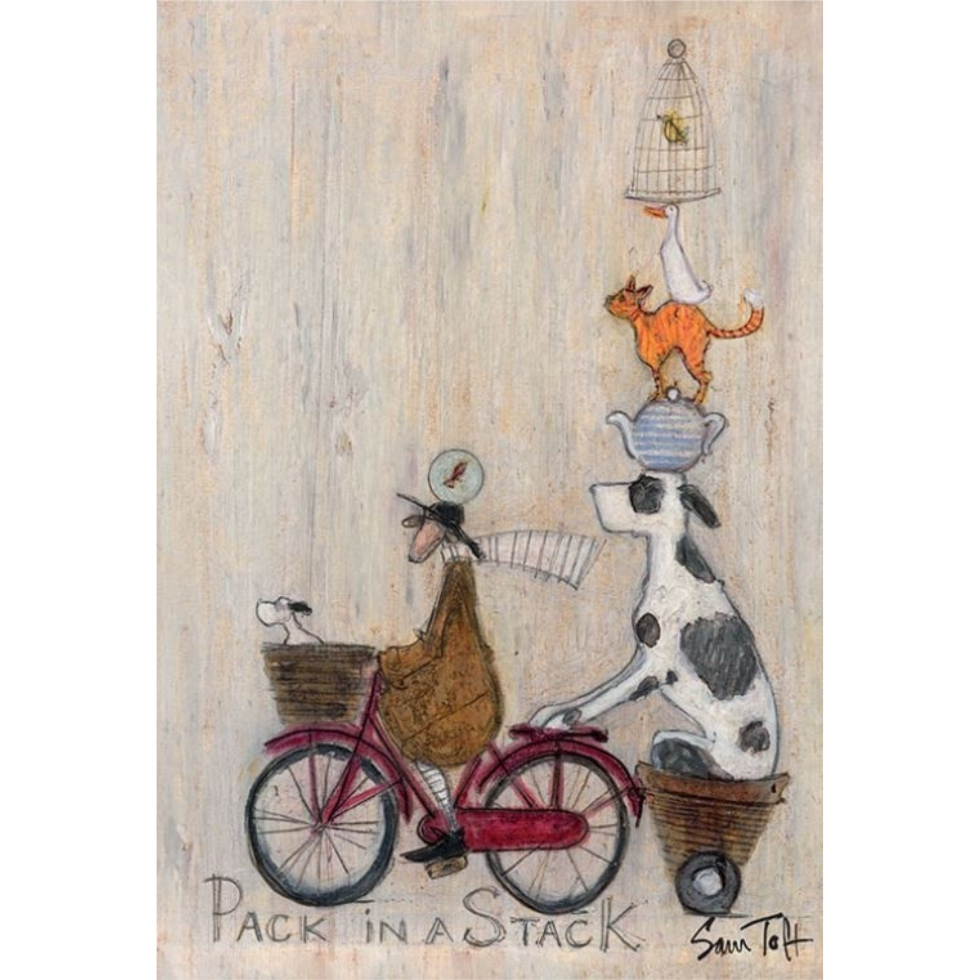 PACK IN A STACK | BOX FRAME READY TO HANG | SAM TOFT | NZ MADE