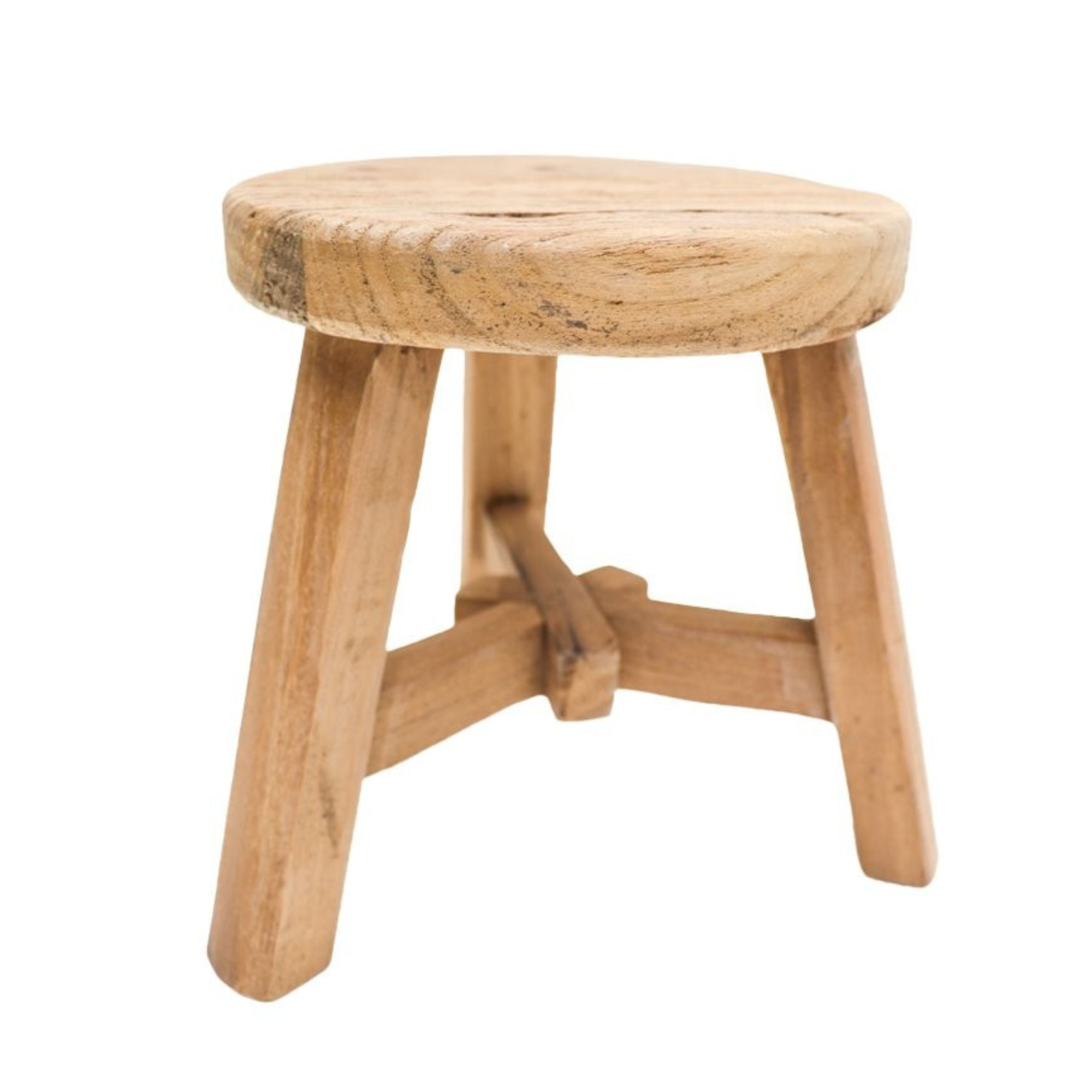PARQ ROUND FOOTSTOOL | NATURAL OR BLACK