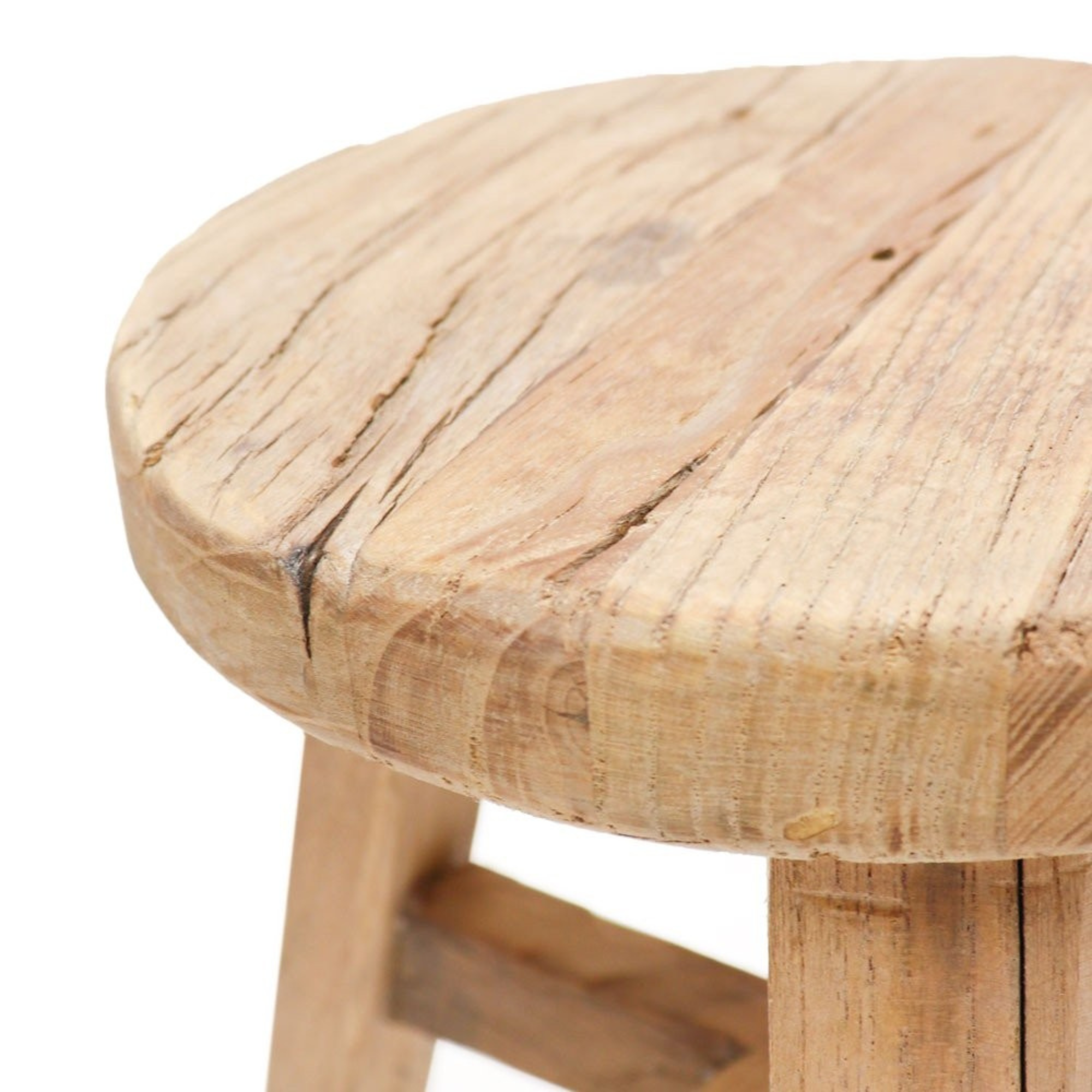 PARQ ROUND FOOTSTOOL | NATURAL OR BLACK