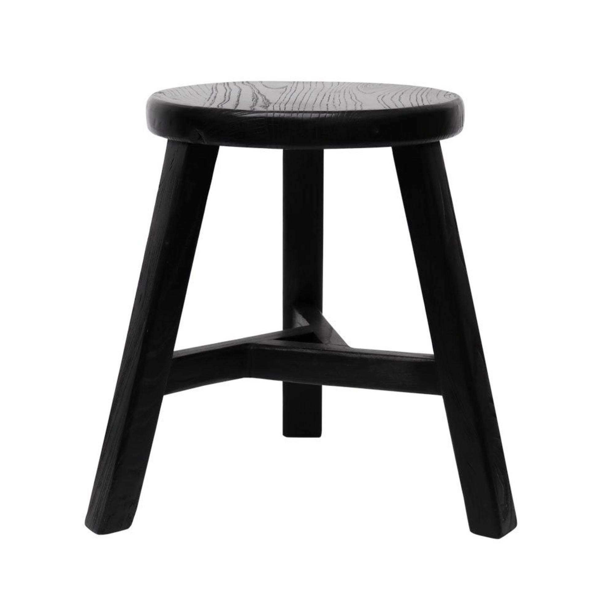 PARQ ROUND STOOL | NATURAL OR BLACK