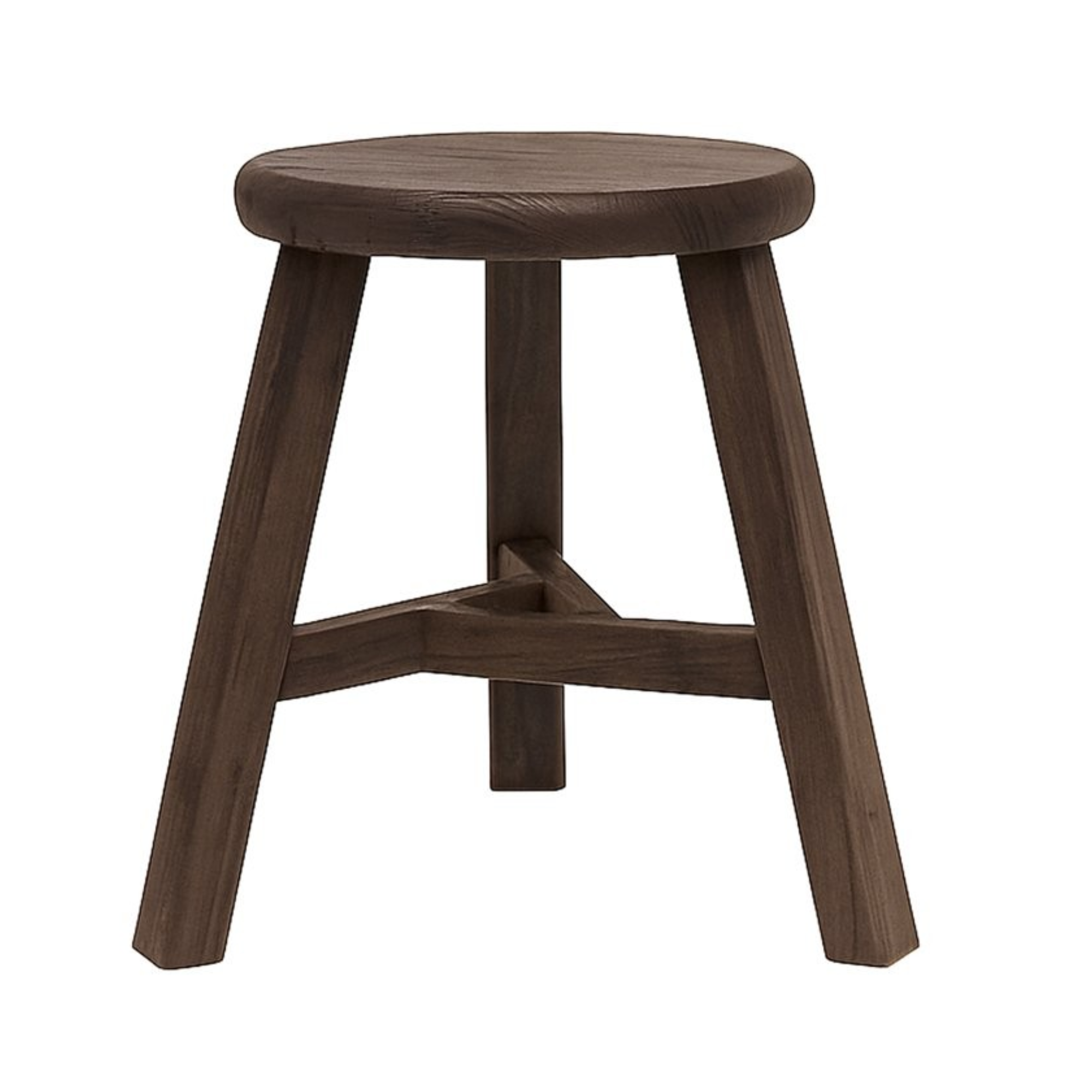 PARQ ROUND STOOL | WALNUT