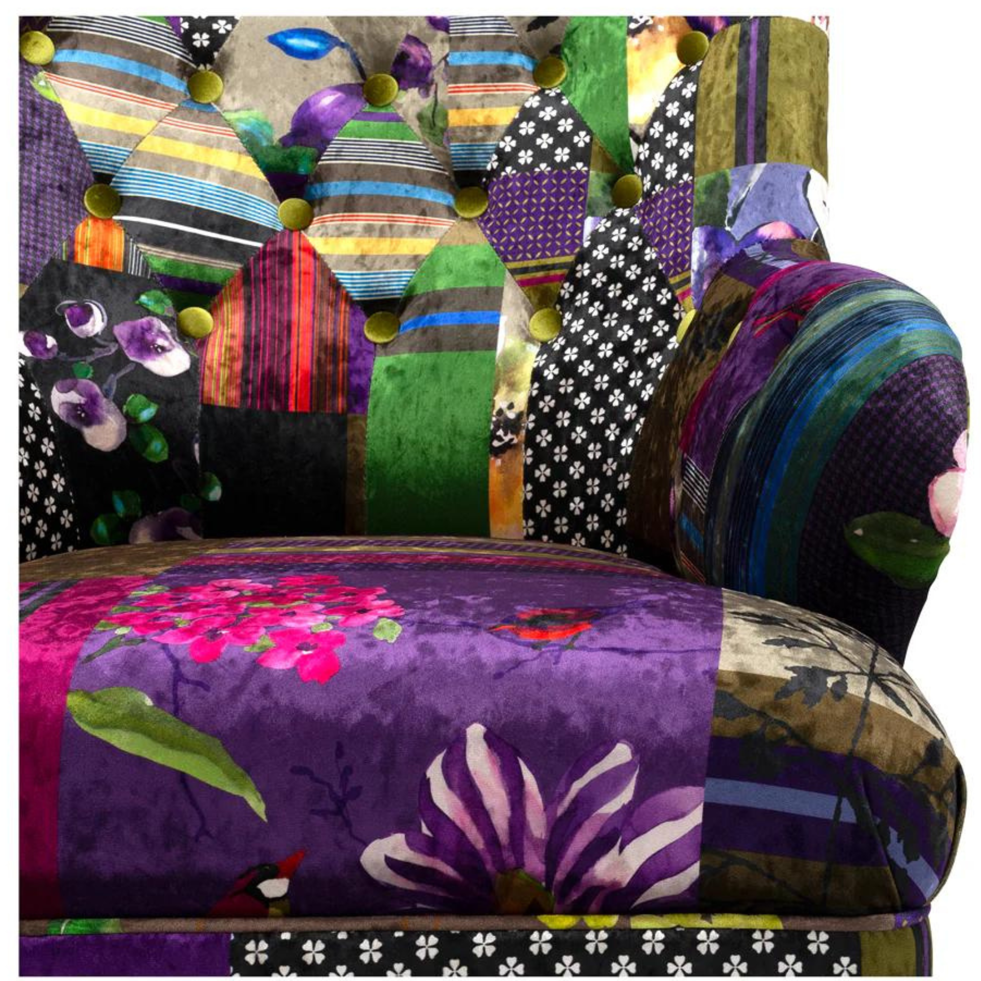 PATCHWORK ARM CHAIR