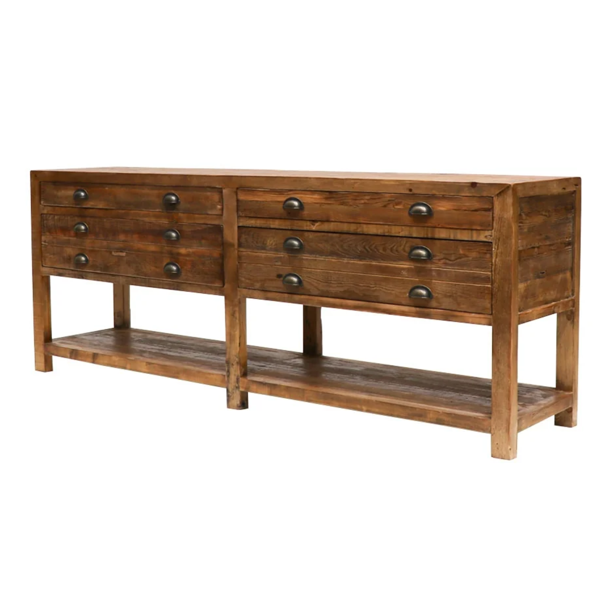 Printmaker 4 Drawer Console