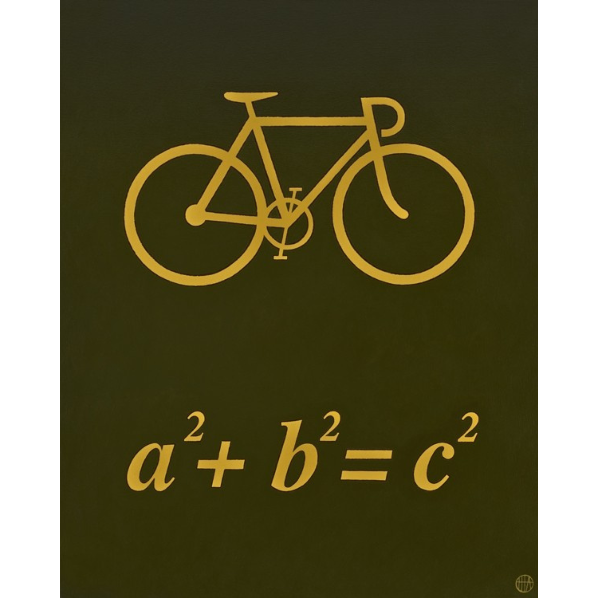 PYTHAGORAS' BICYCLE | BOX FRAME READY TO HANG | HAMISH ALLAN | NZ MADE