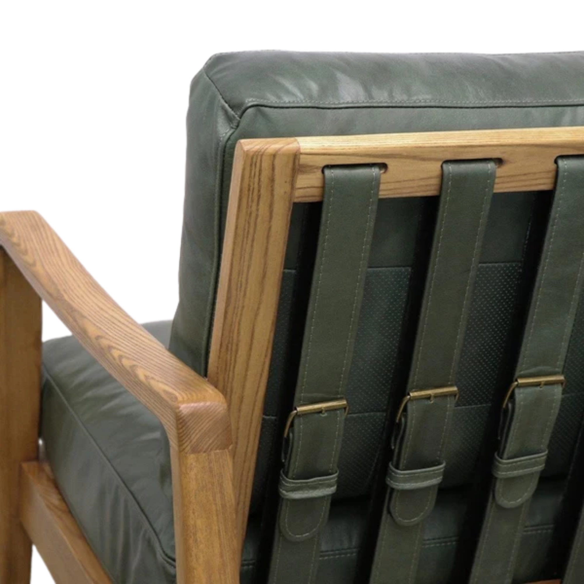 Reid 2 Seater Sofa | Green Leather