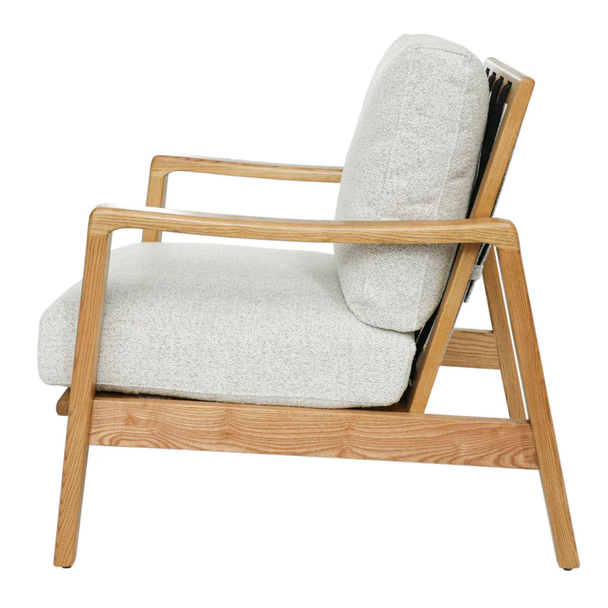 Reid Armchair | Pumice with Natural Frame