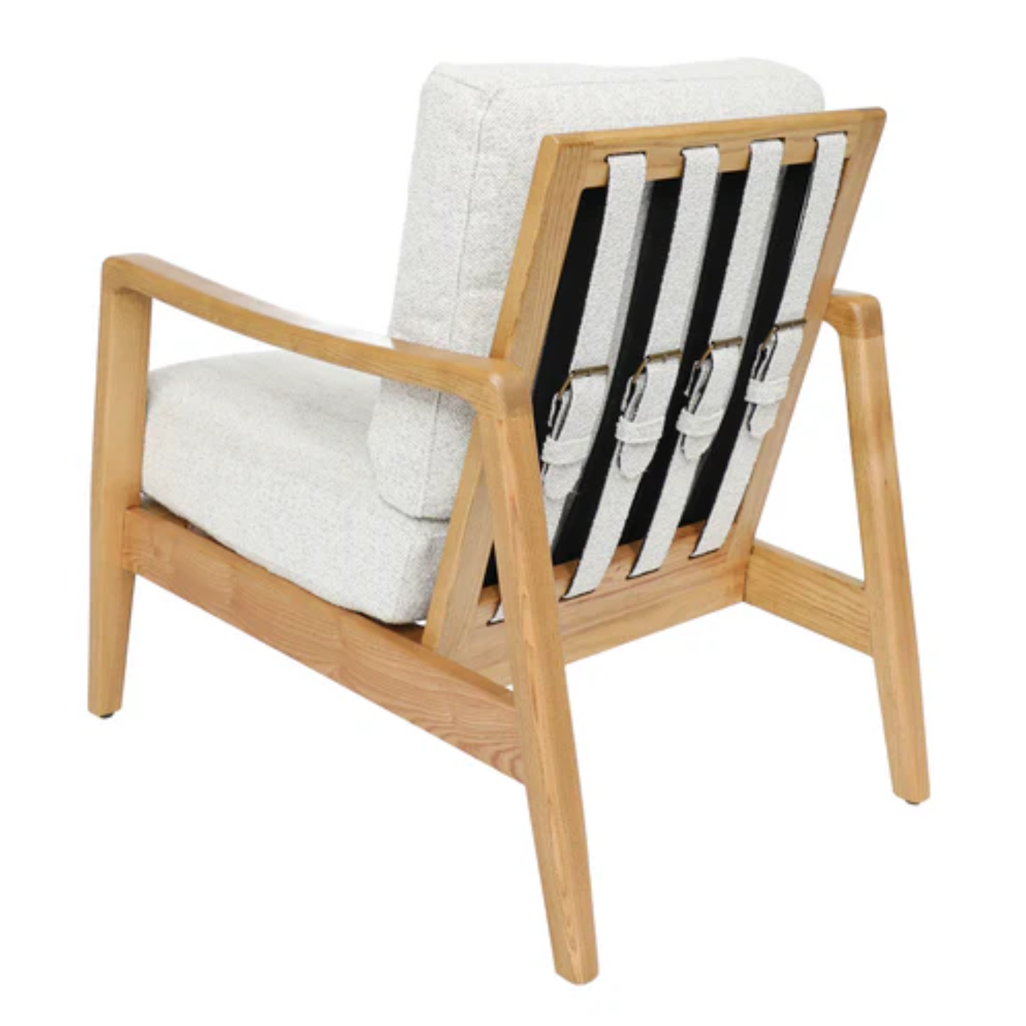 Reid Armchair | Pumice with Natural Frame