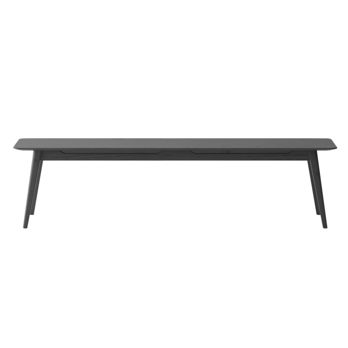 Rokke 180 Bench Seat | Solid Oak Black