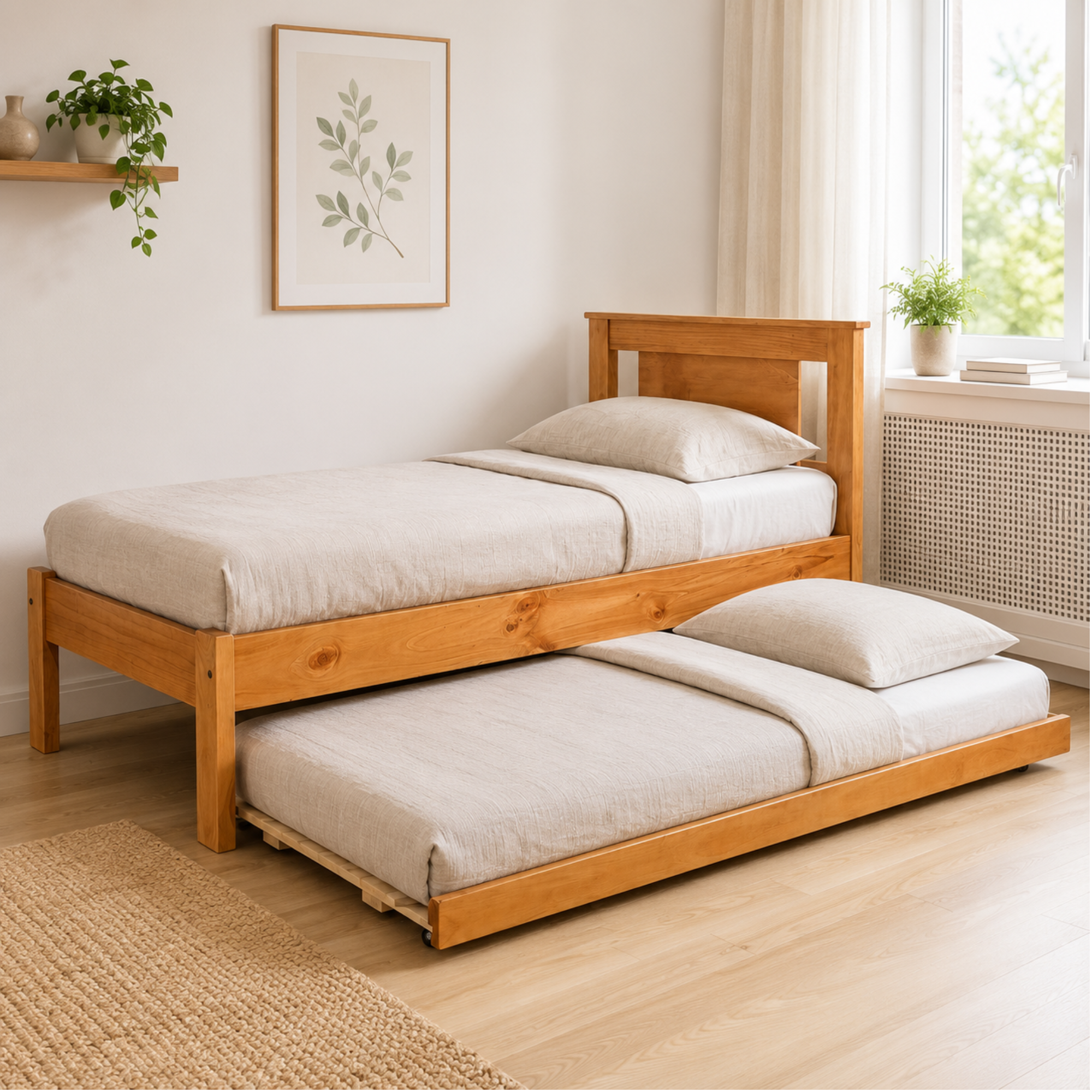 Roll-Away Trundle Bed | Single | NZ Made