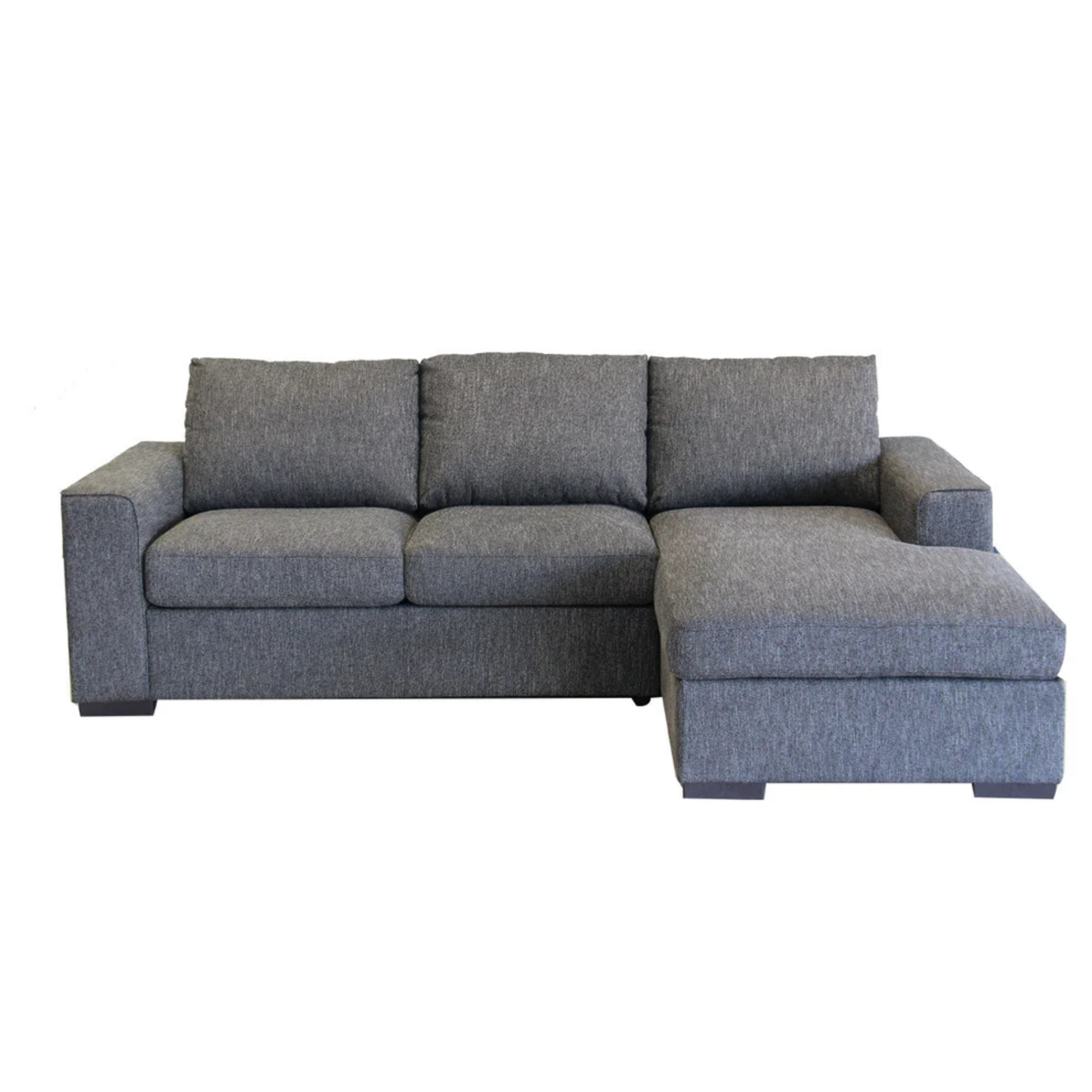 Sloan Chaise with Sofa Bed & Storage | Licorice