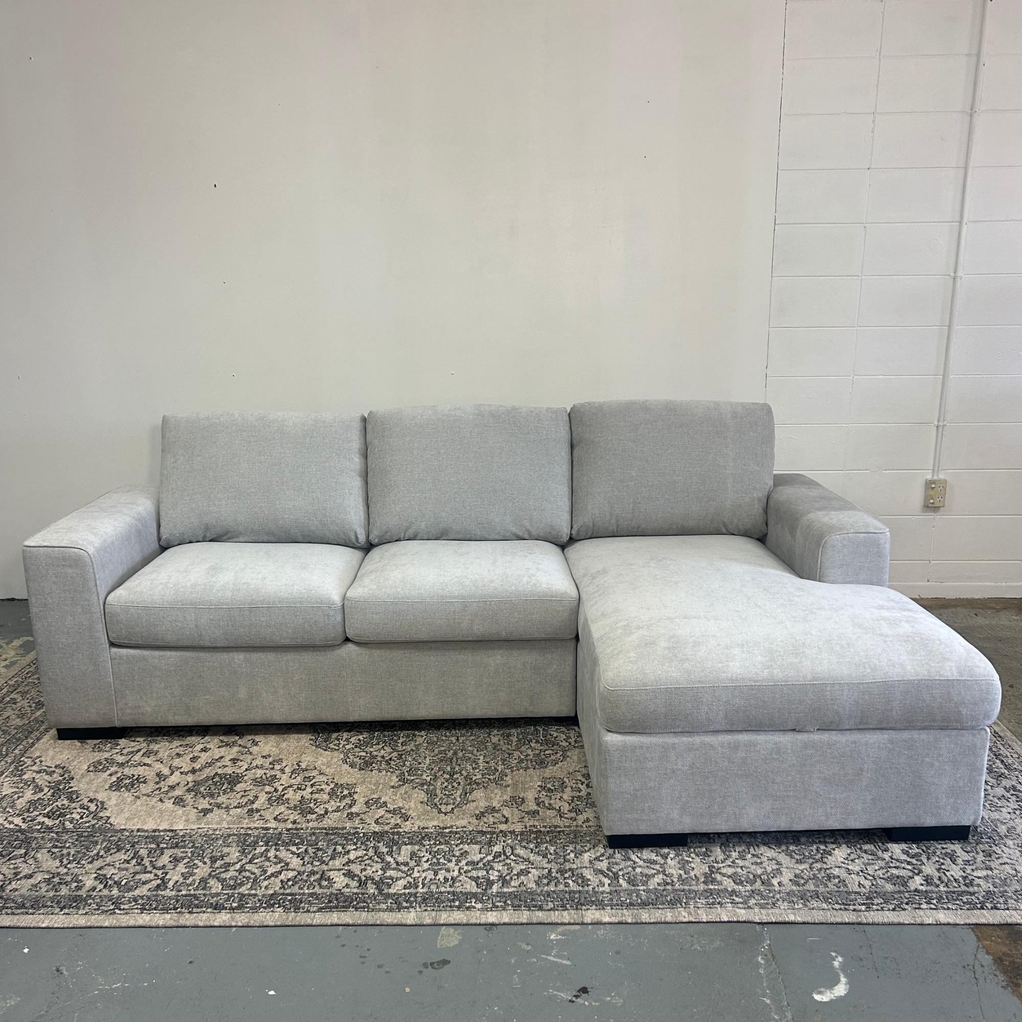 Sloan Chaise with Sofa Bed & Storage | 3 Colours