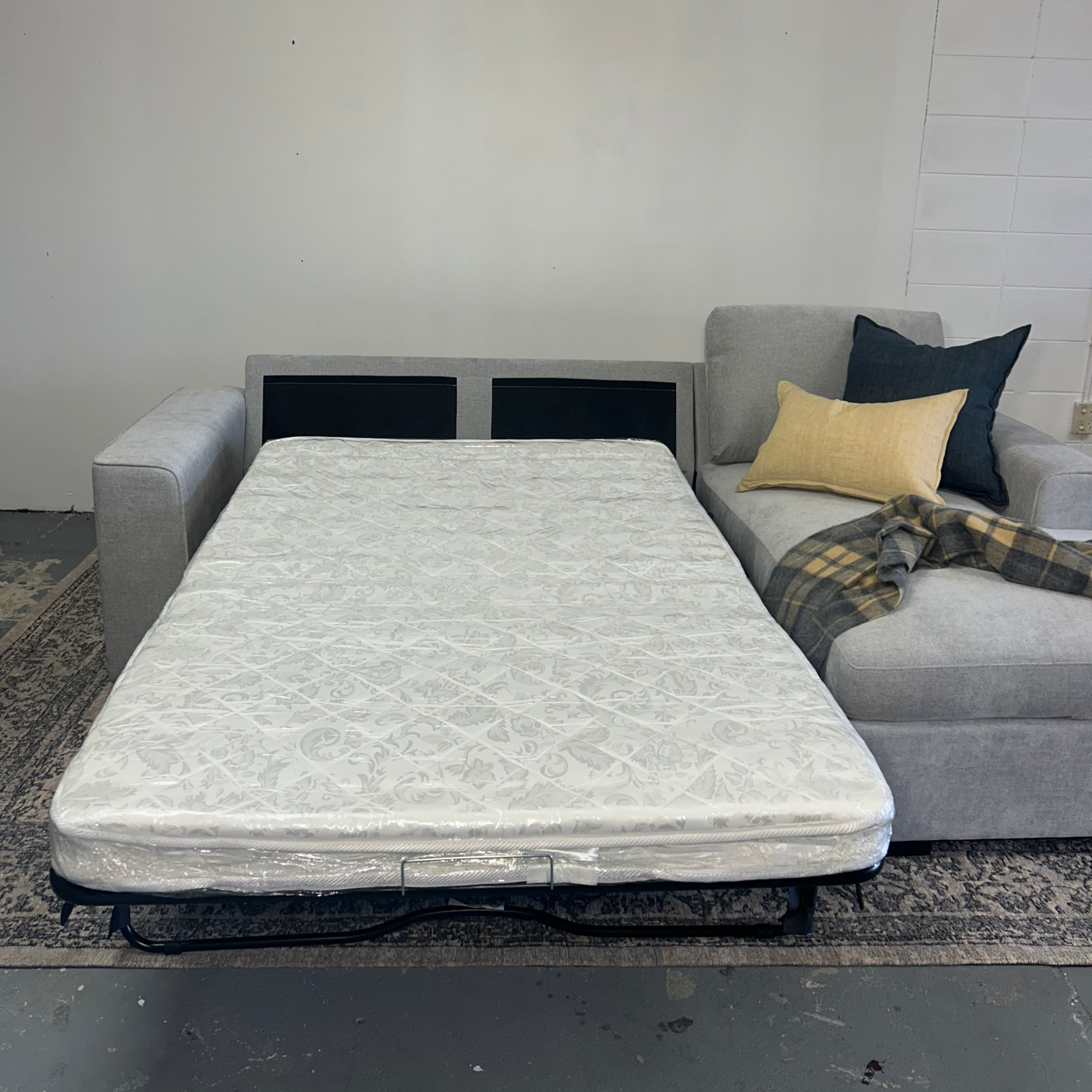 Sloan Chaise with Sofa Bed & Storage | Fifty Shades