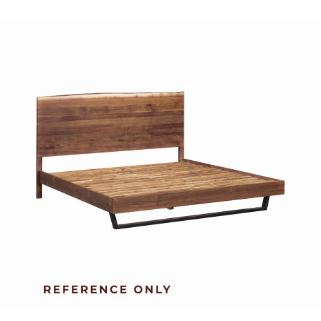 LIVE-EDGE KING SLAT BED