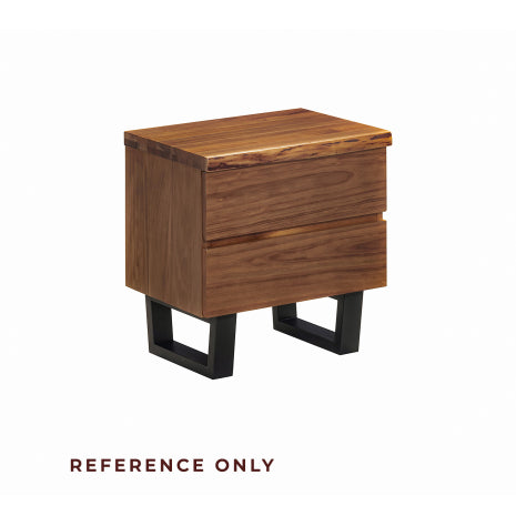LIVE-EDGE BEDSIDE CABINET