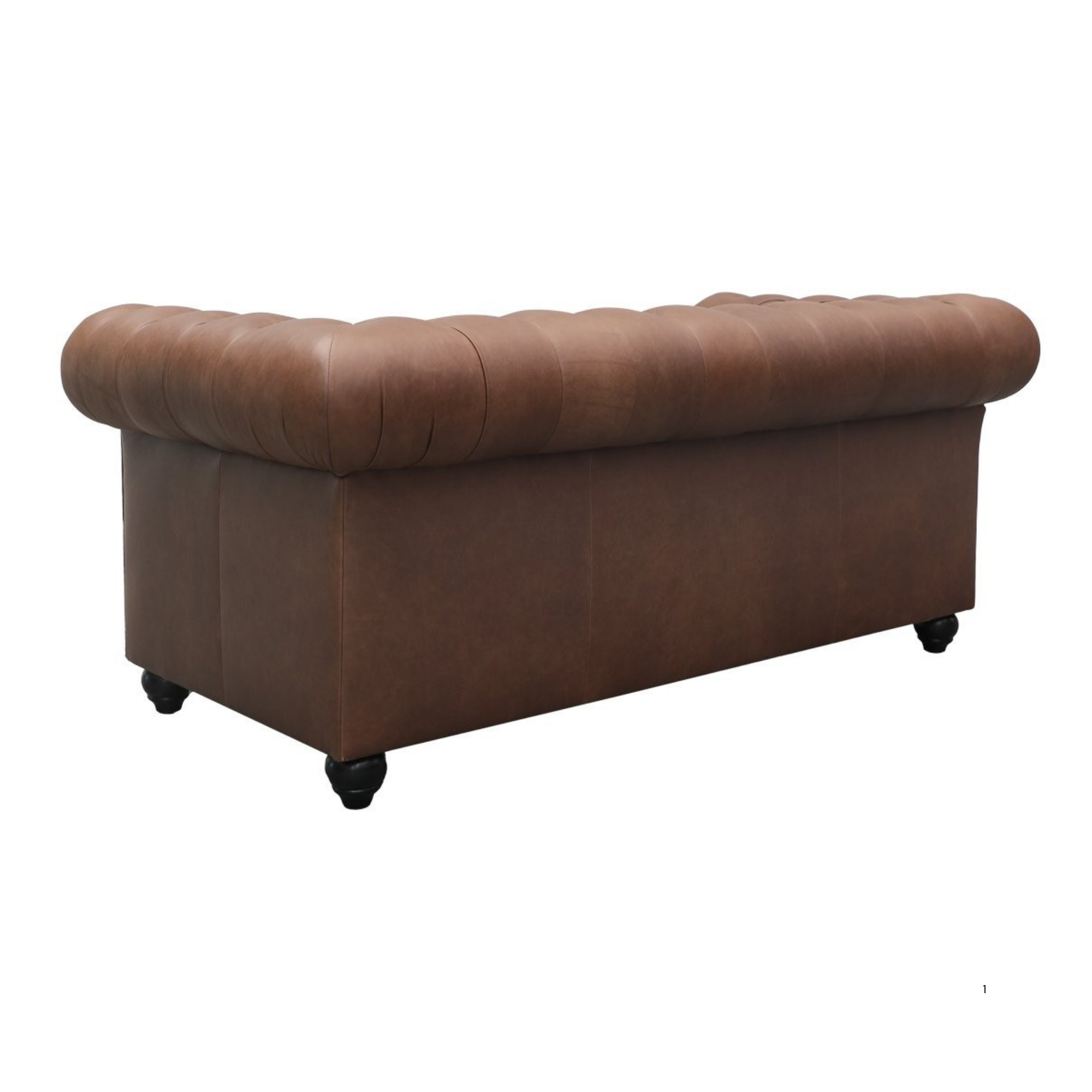 STANFORD 2 SEATER CHESTERFIELD | NUTMEG