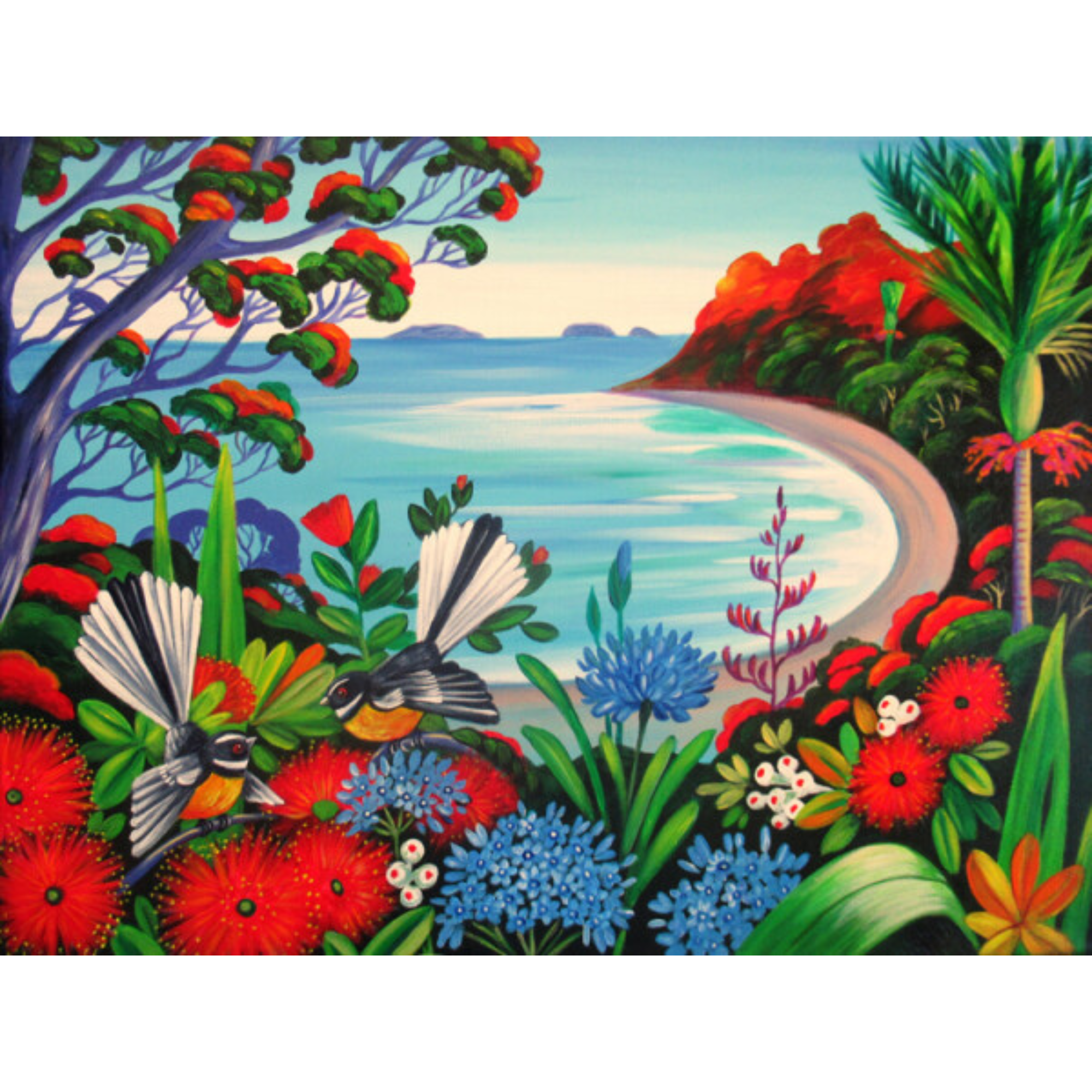 SUMMER VIBE | CANVAS READY TO HANG | IRINA VELMAN | NZ MADE