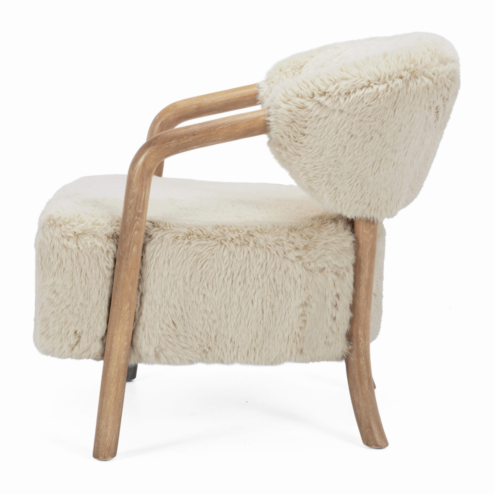 Yak Armchair | Tibetan Buffalo hair