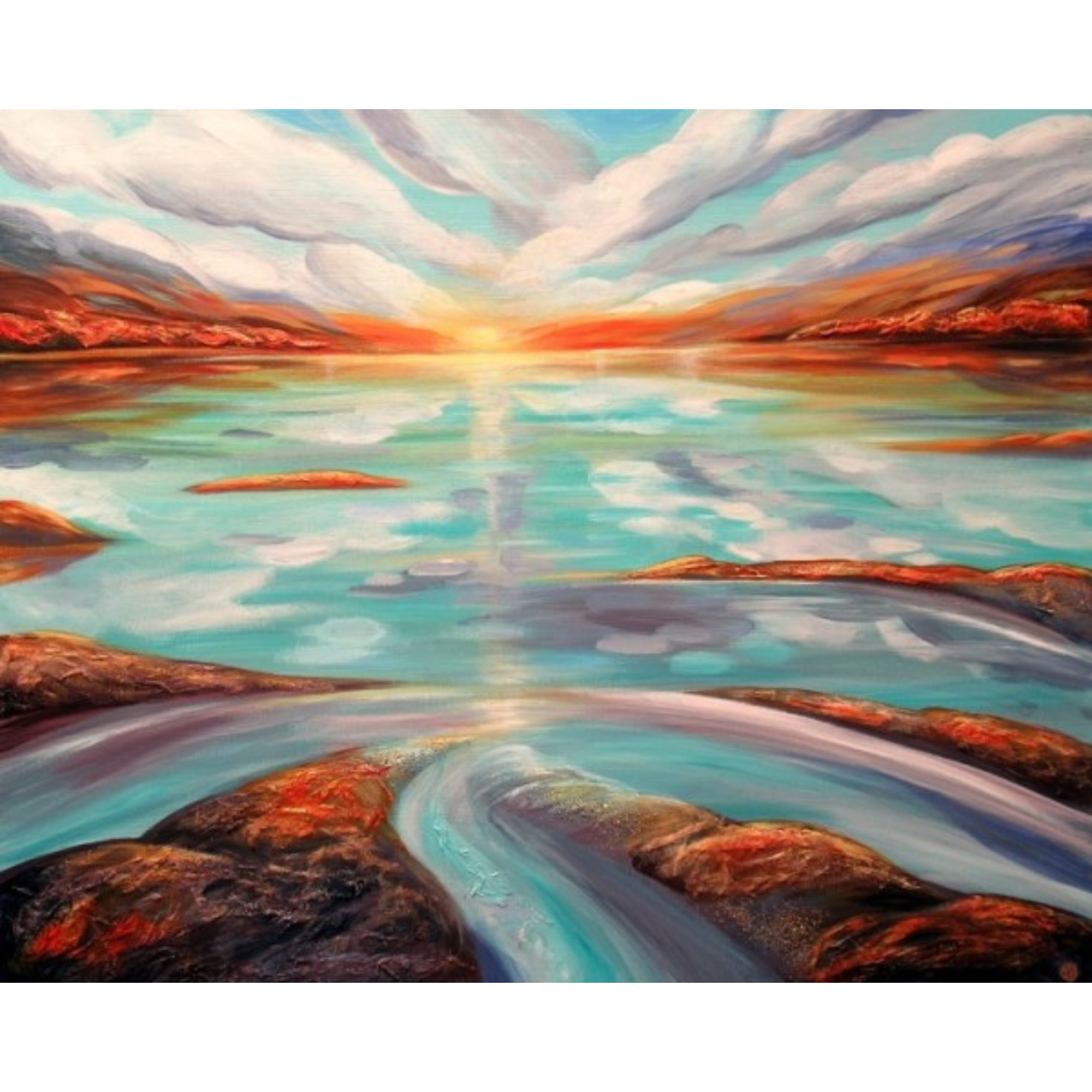 TRANQUILLITY | CANVAS READY TO HANG | IRINA VELMAN | NZ MADE